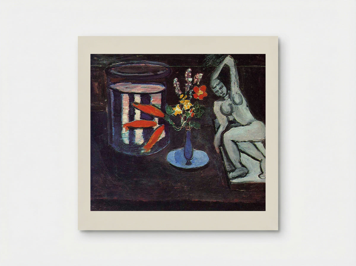 Goldfish and Sculpture - Henri Matisse - Poster