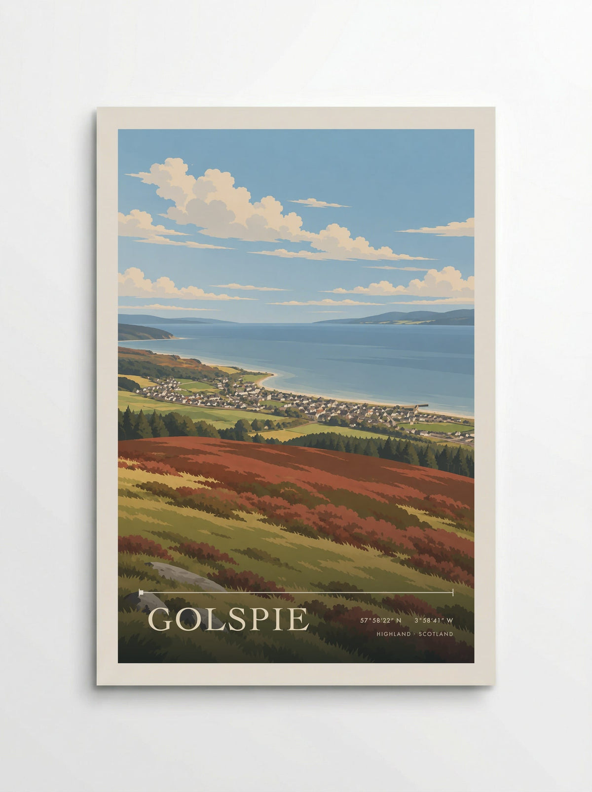 Golspie, Highland | Travel Poster - Poster