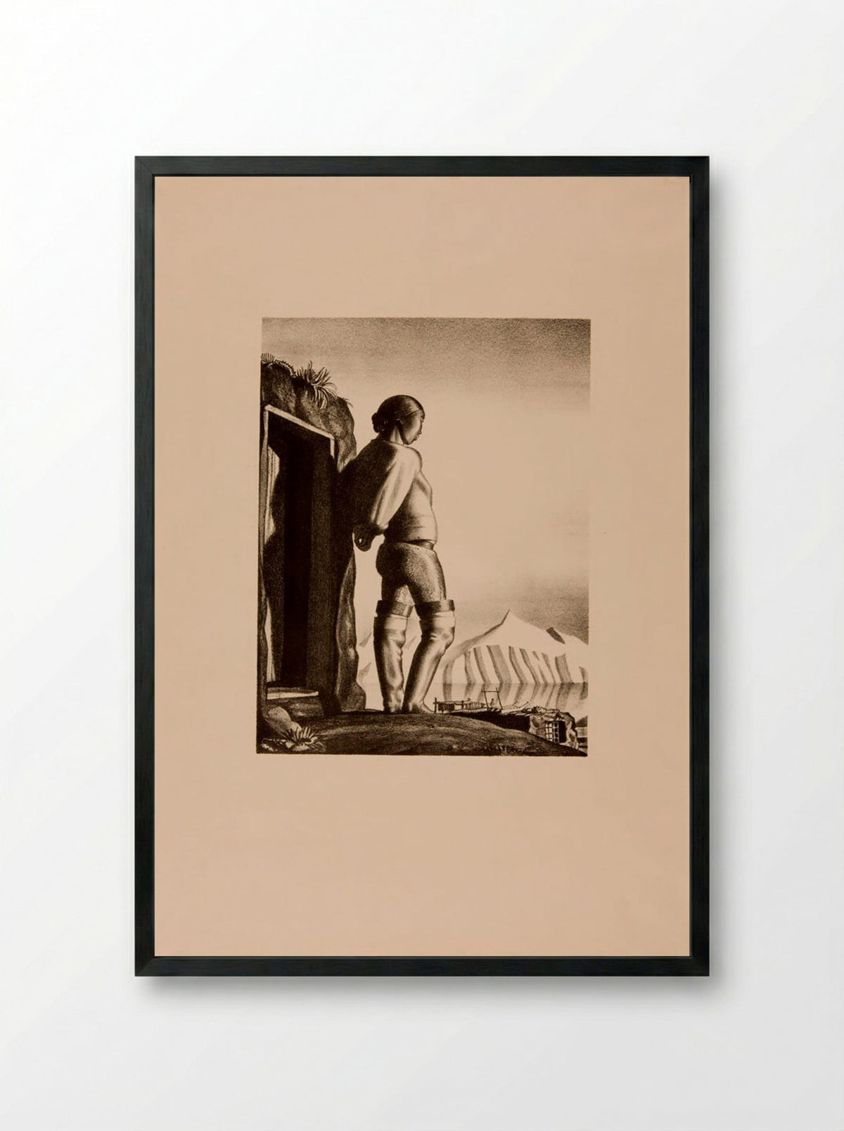 Good-Bye - Rockwell Kent - Framed Print Black