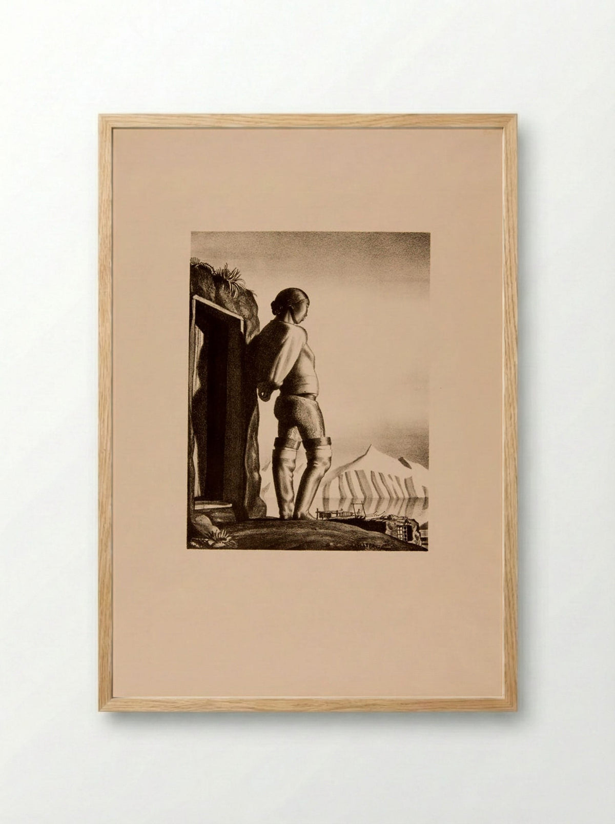 Good-Bye - Rockwell Kent - Framed Print Wood