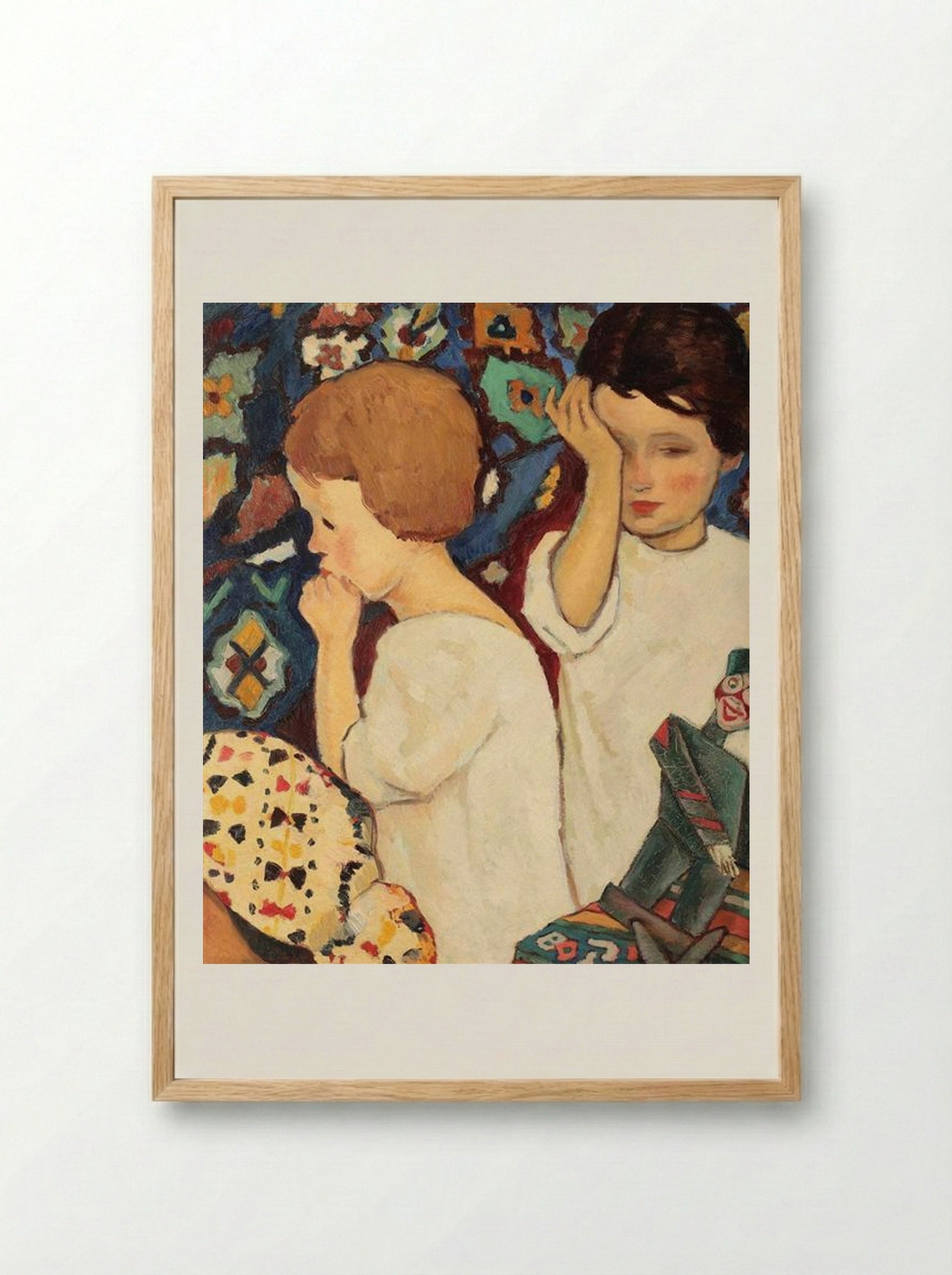 Good Night - Nicolae Tonitza - Framed Print Wood