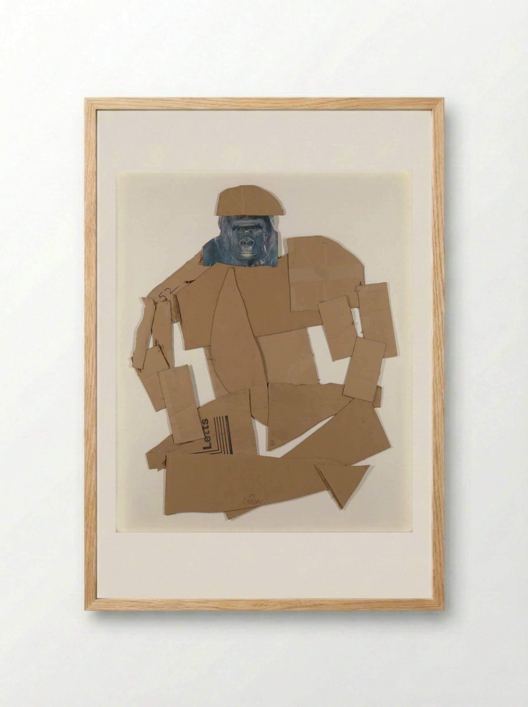 Gorilla - Carel Visser - Framed Print Wood