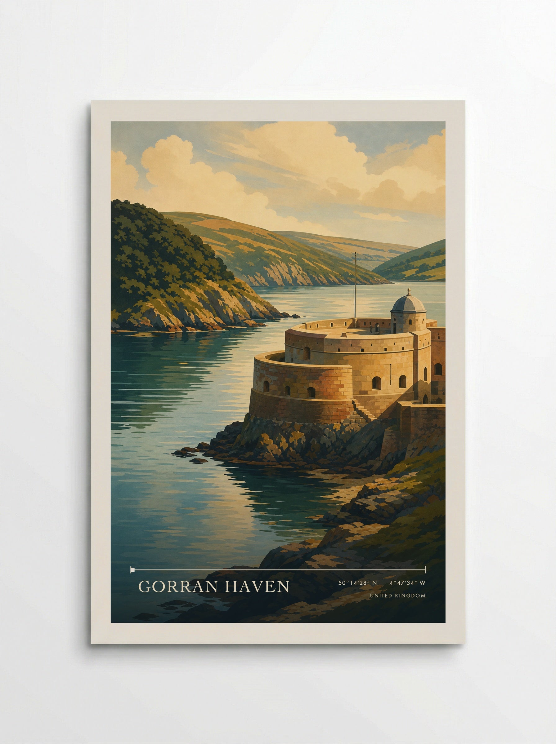 Gorran Haven United Kingdom Travel Poster - Poster