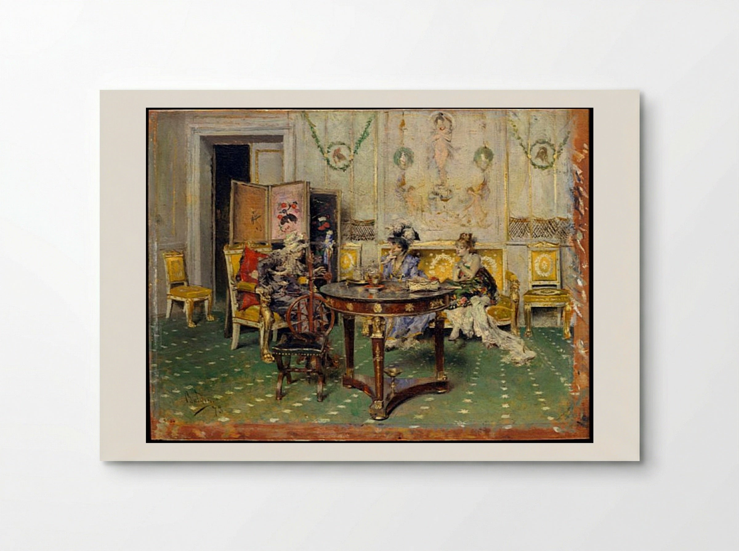 Gossip - Giovanni Boldini - Poster