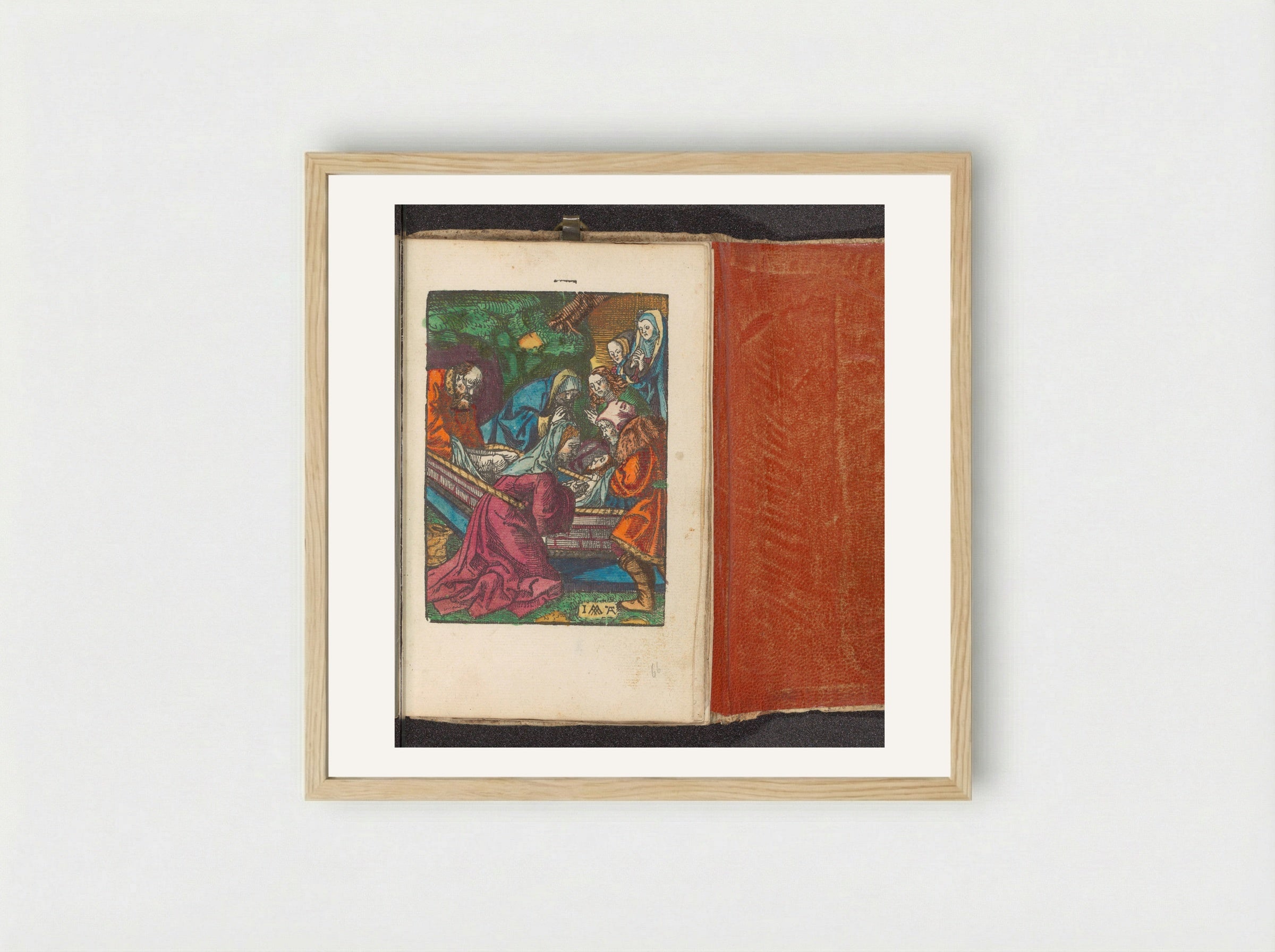 Graflegging - Doen Pietersz. - Framed Print Wood