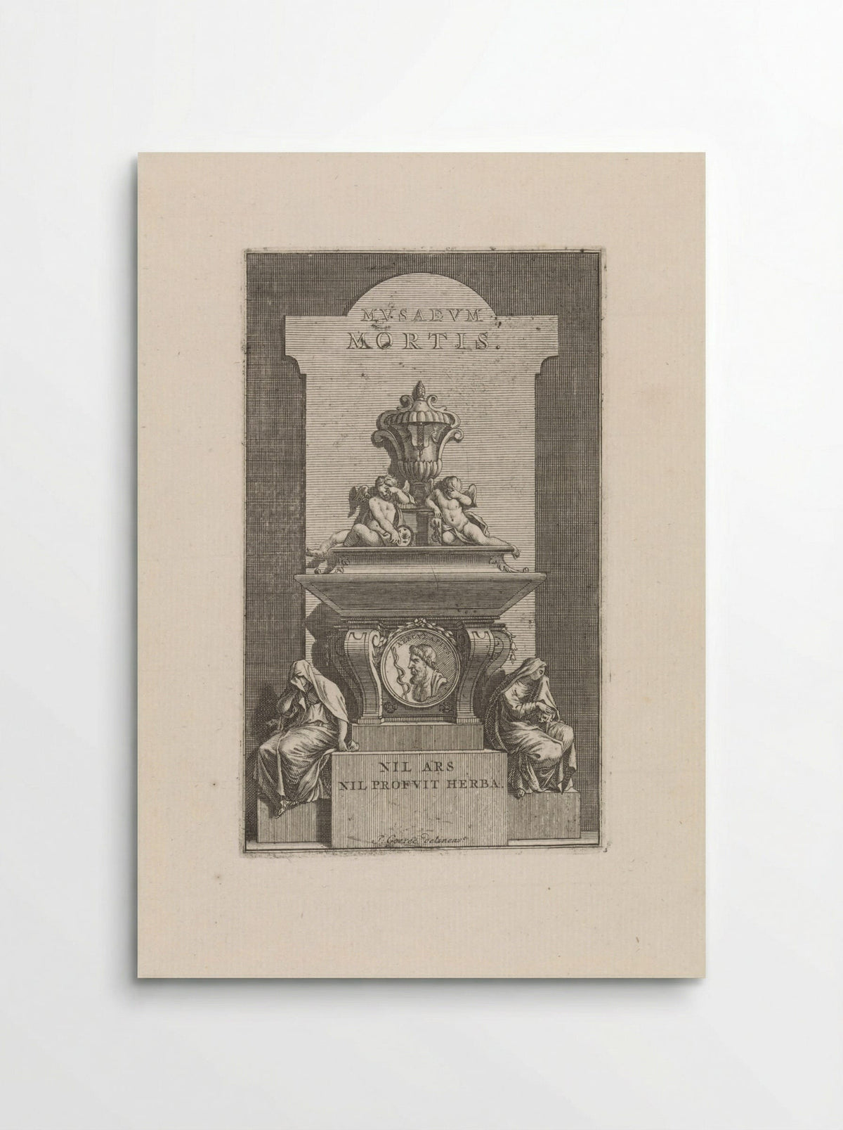 Grafmonument (Musaevm Mortis) - Jan Goeree - Poster