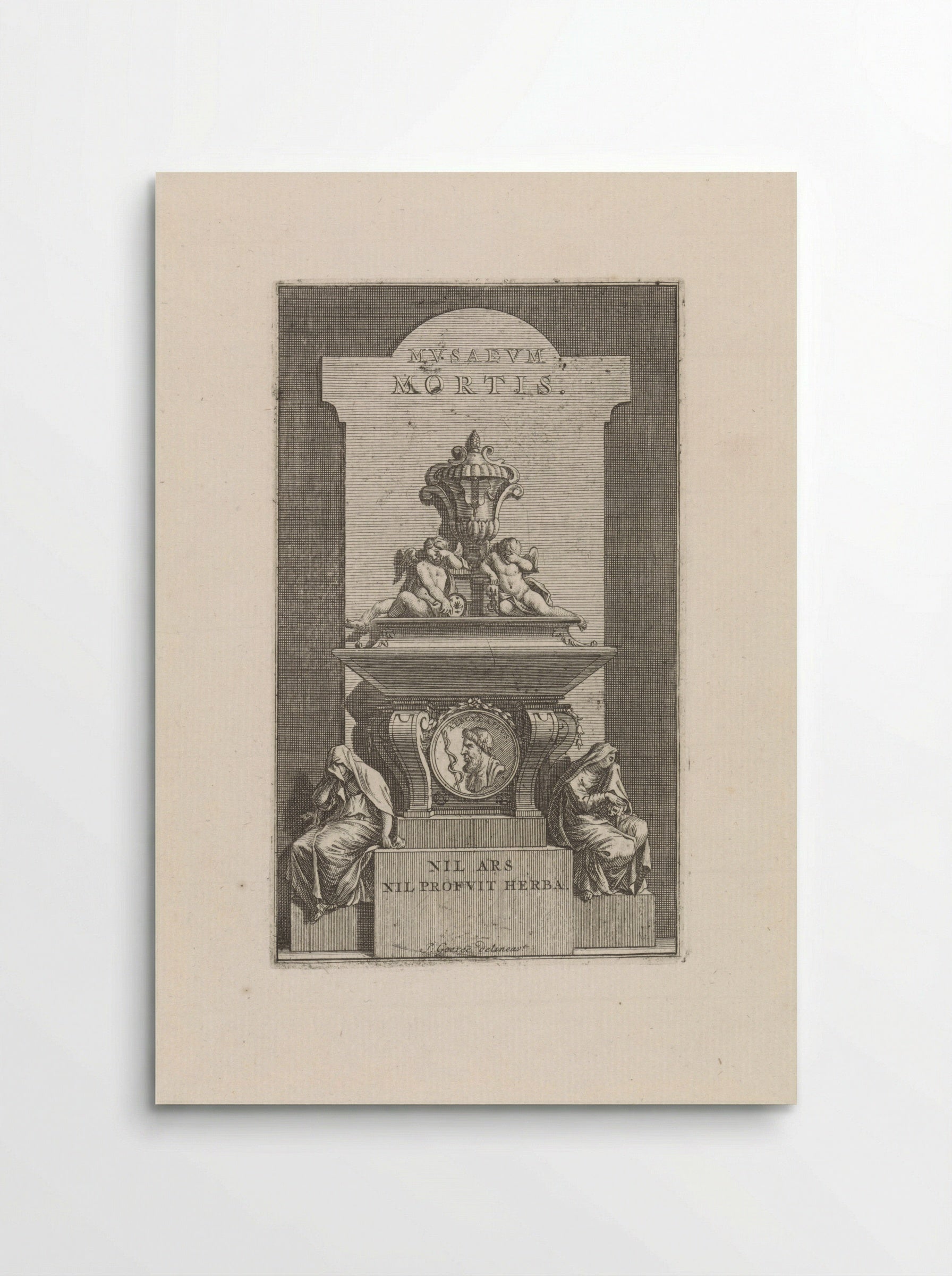 Grafmonument (Musaevm Mortis) - Jan Goeree - Poster