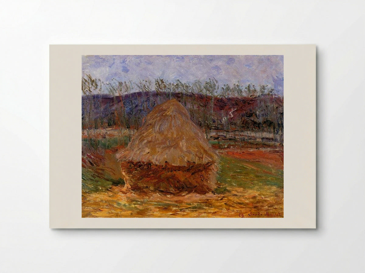Grainstack at Giverny - Claude Monet - Poster