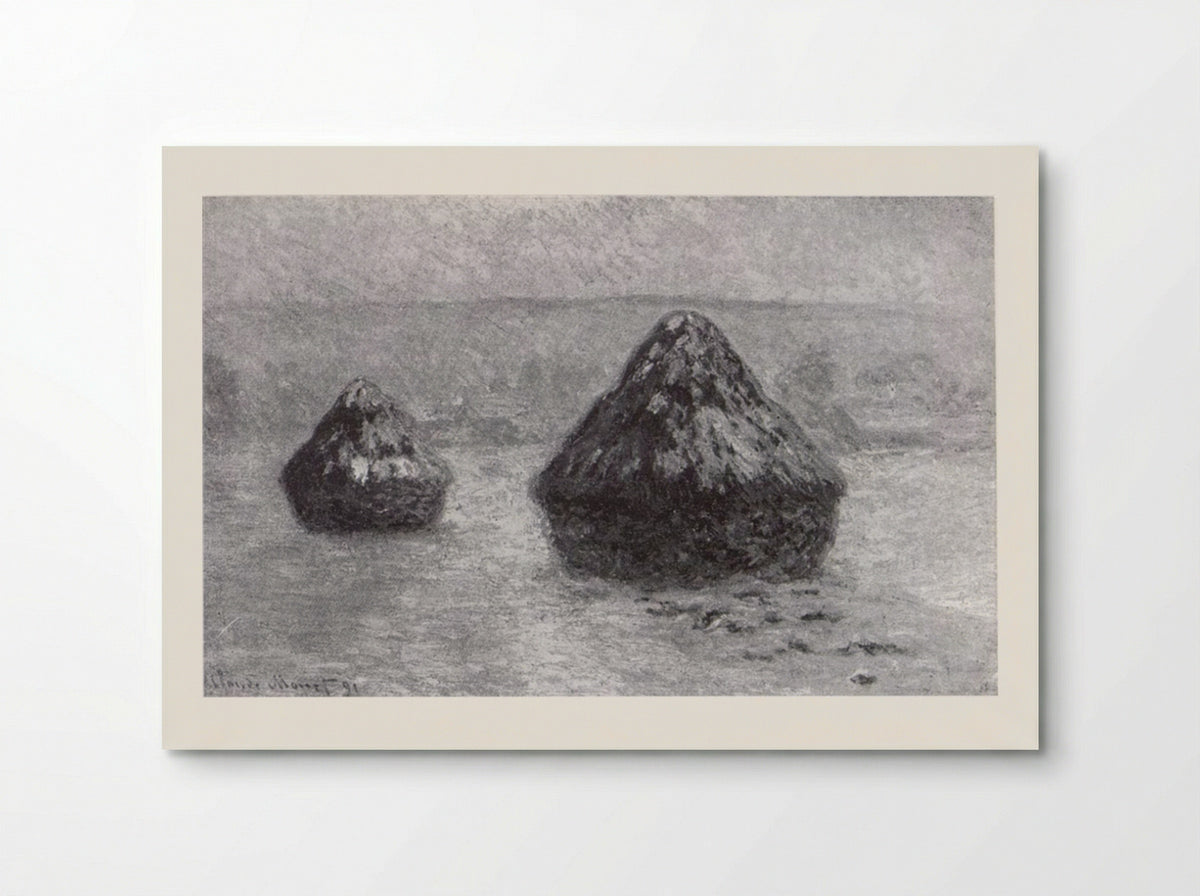 Grainstacks in the Winter - Claude Monet - Poster