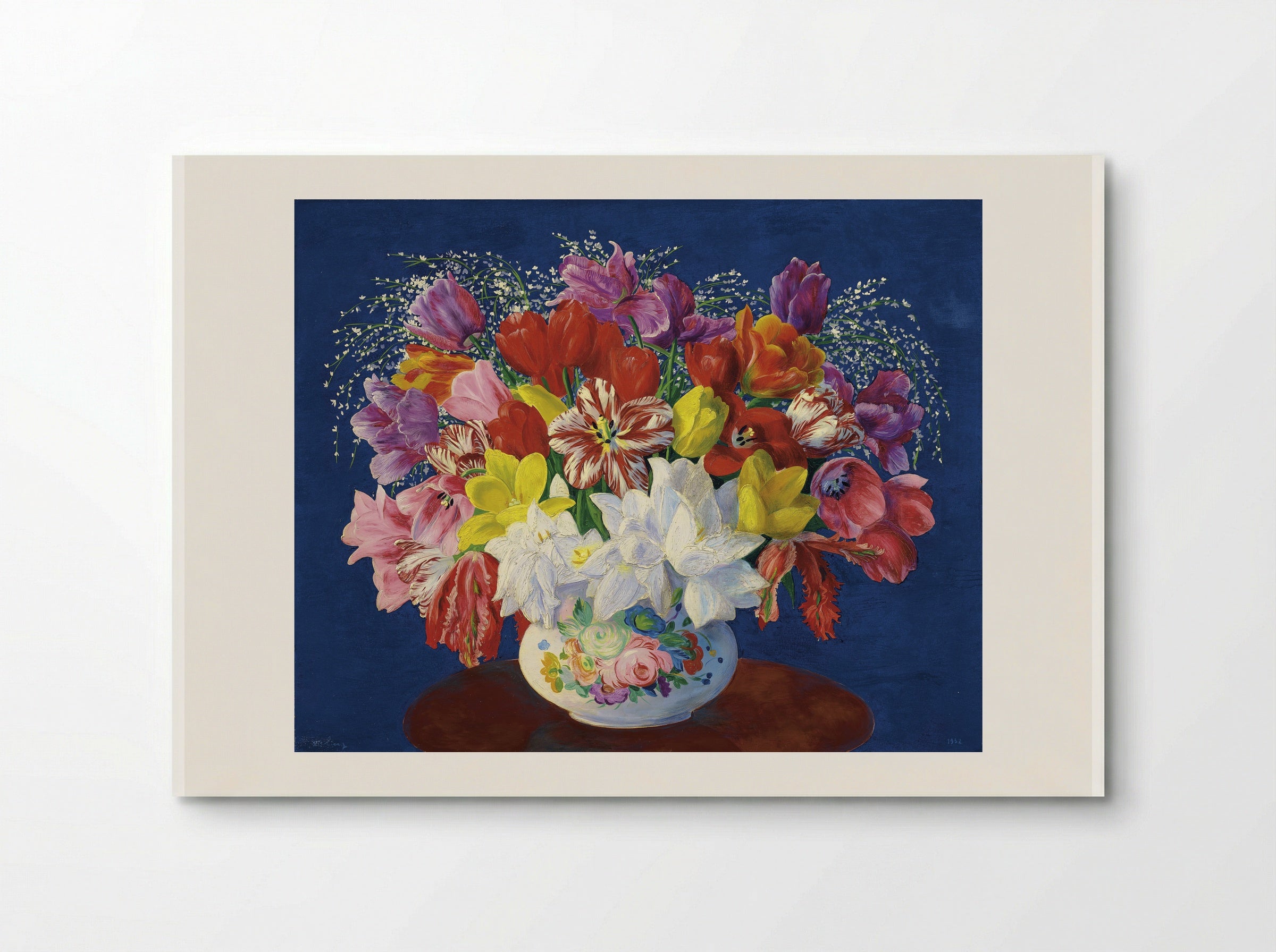 Grand bouquet of tulips - Moïse Kisling - Poster