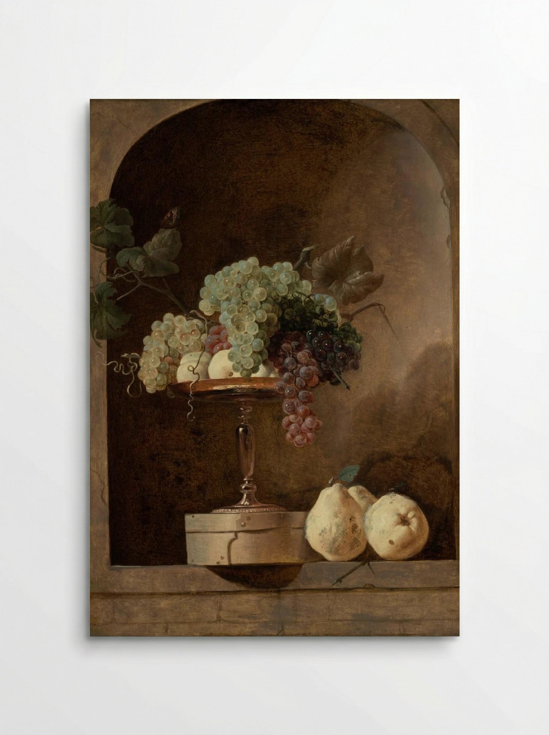 Grapes, Peaches and Quinces in a Niche - Frans Snyders - Poster