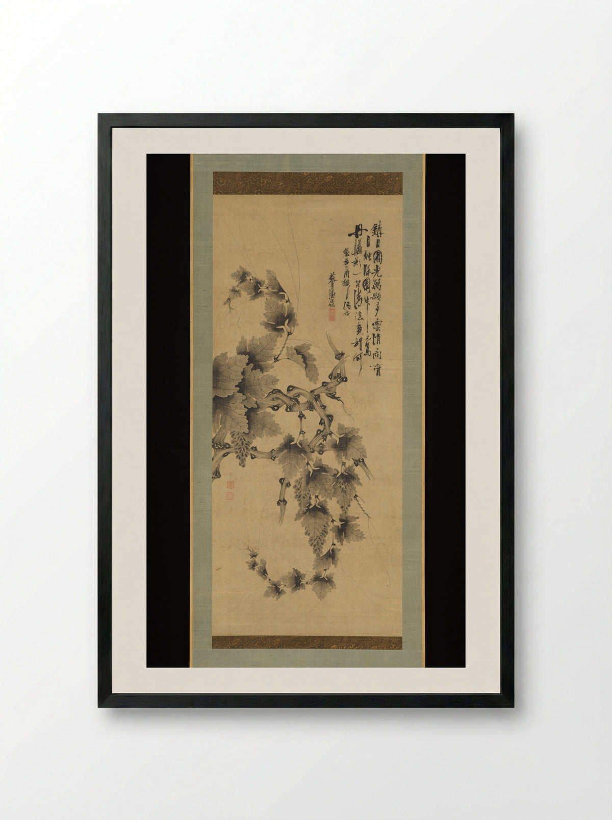 Grapevine - Ban Jogon - Framed Print Black