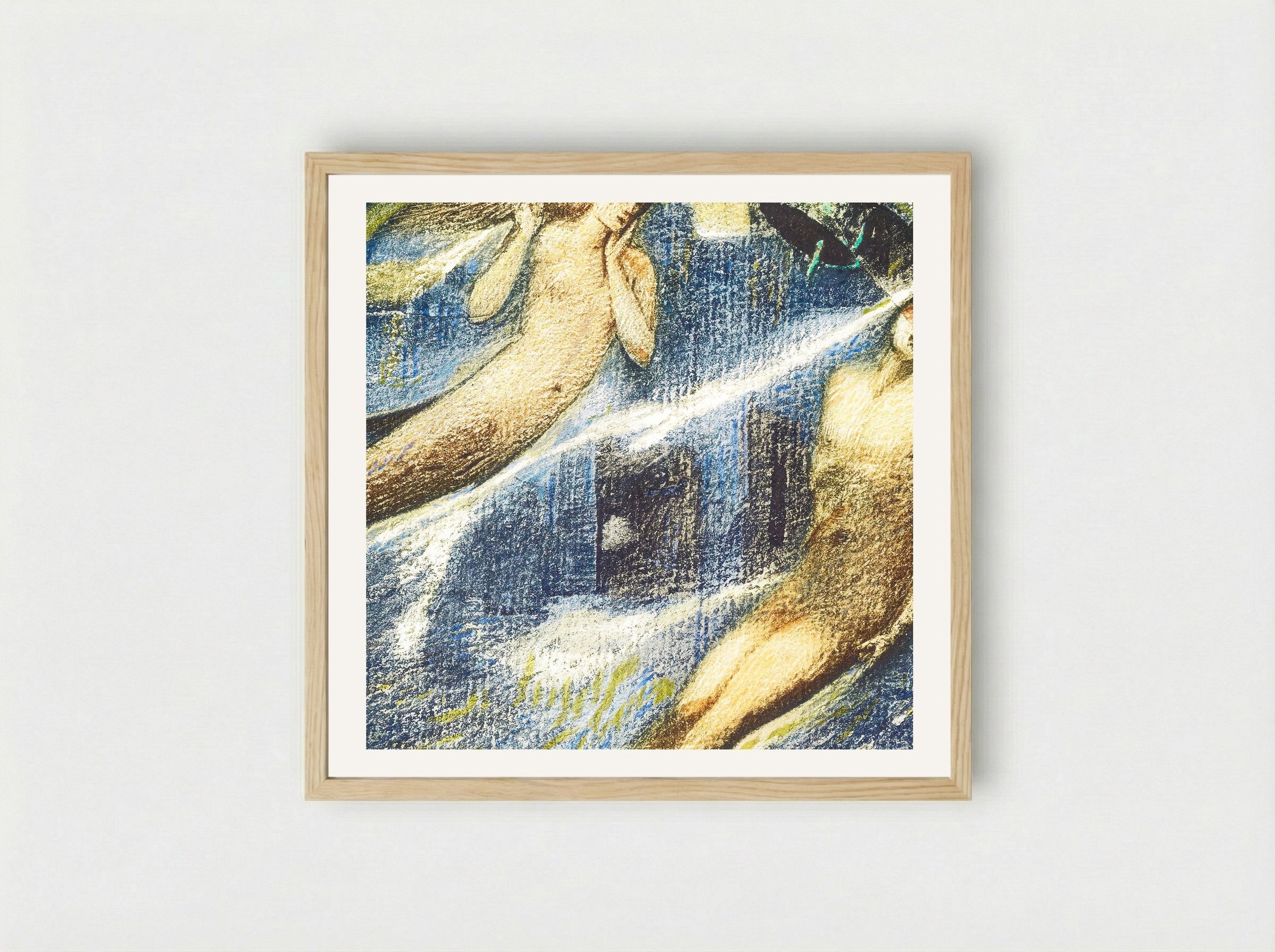 Grave of the Sea, from The Flower Book - Edward Burne-Jones - Framed Print Wood