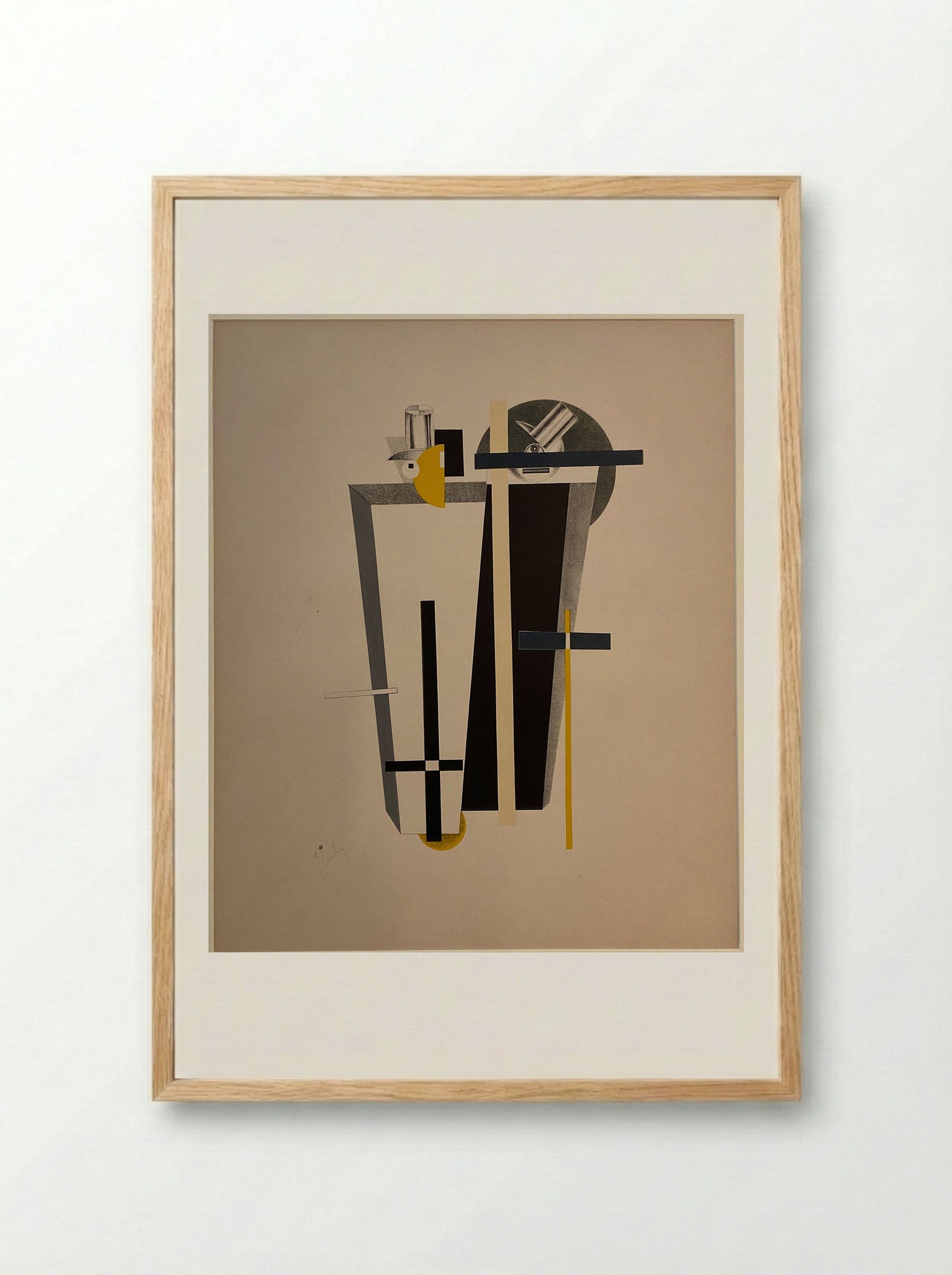 Gravediggers - El Lissitzky - Framed Print Wood