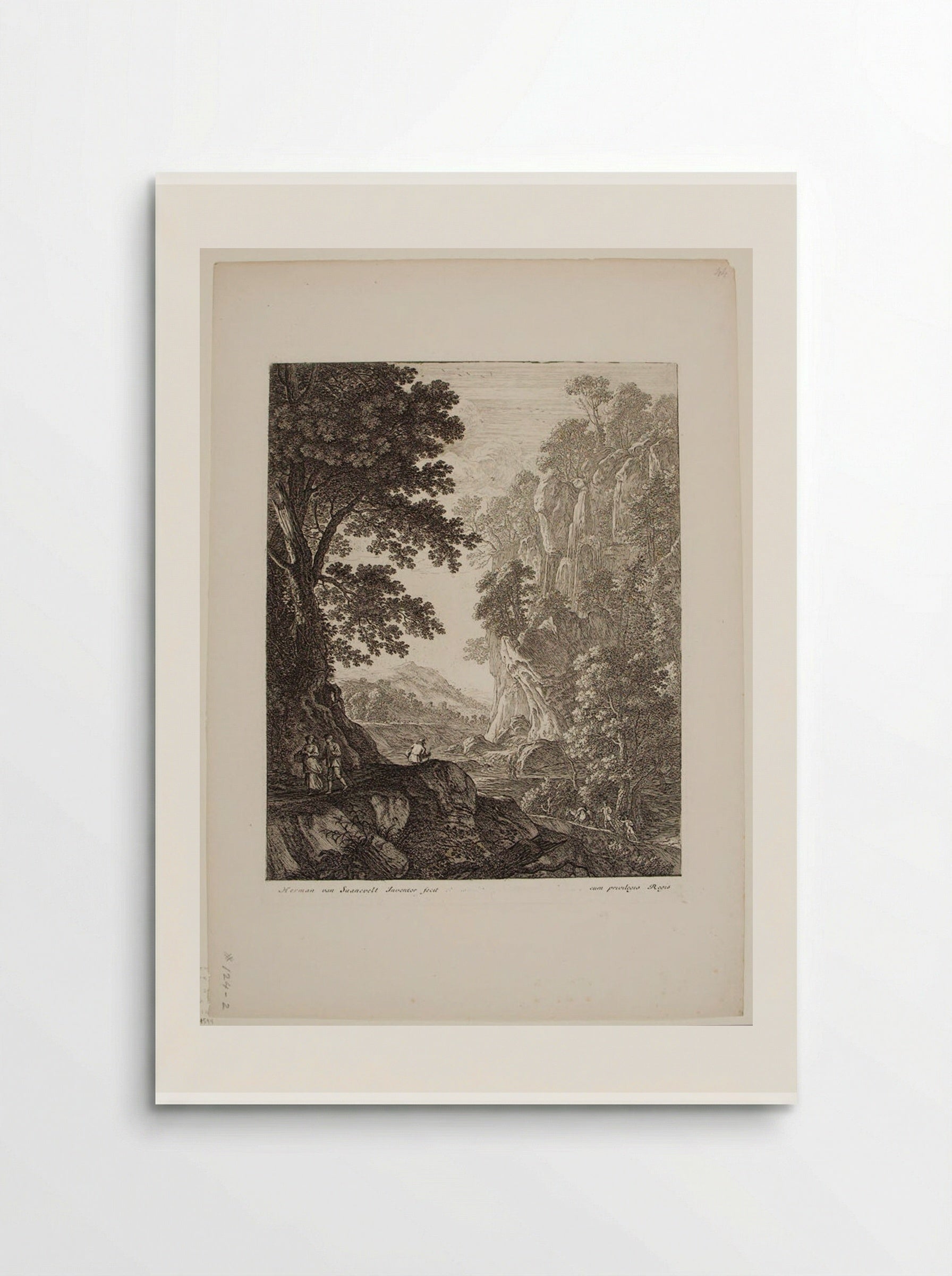 Great Cascade - Herman van Swanevelt - Poster