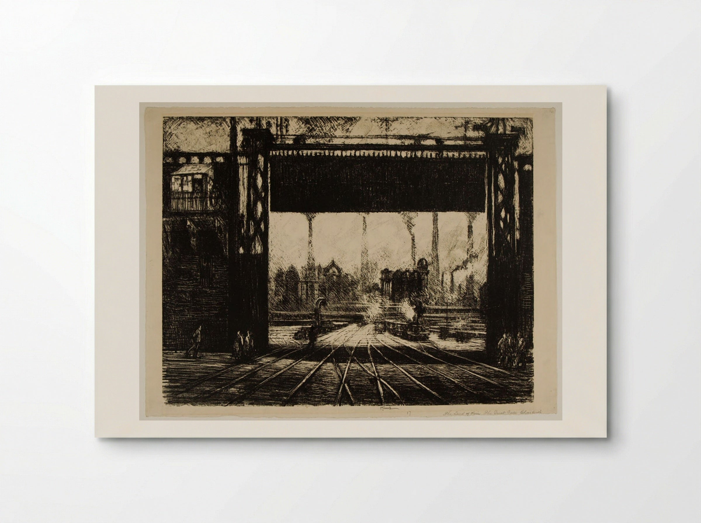 Great Gate, Charleroi - Joseph Pennell - Poster