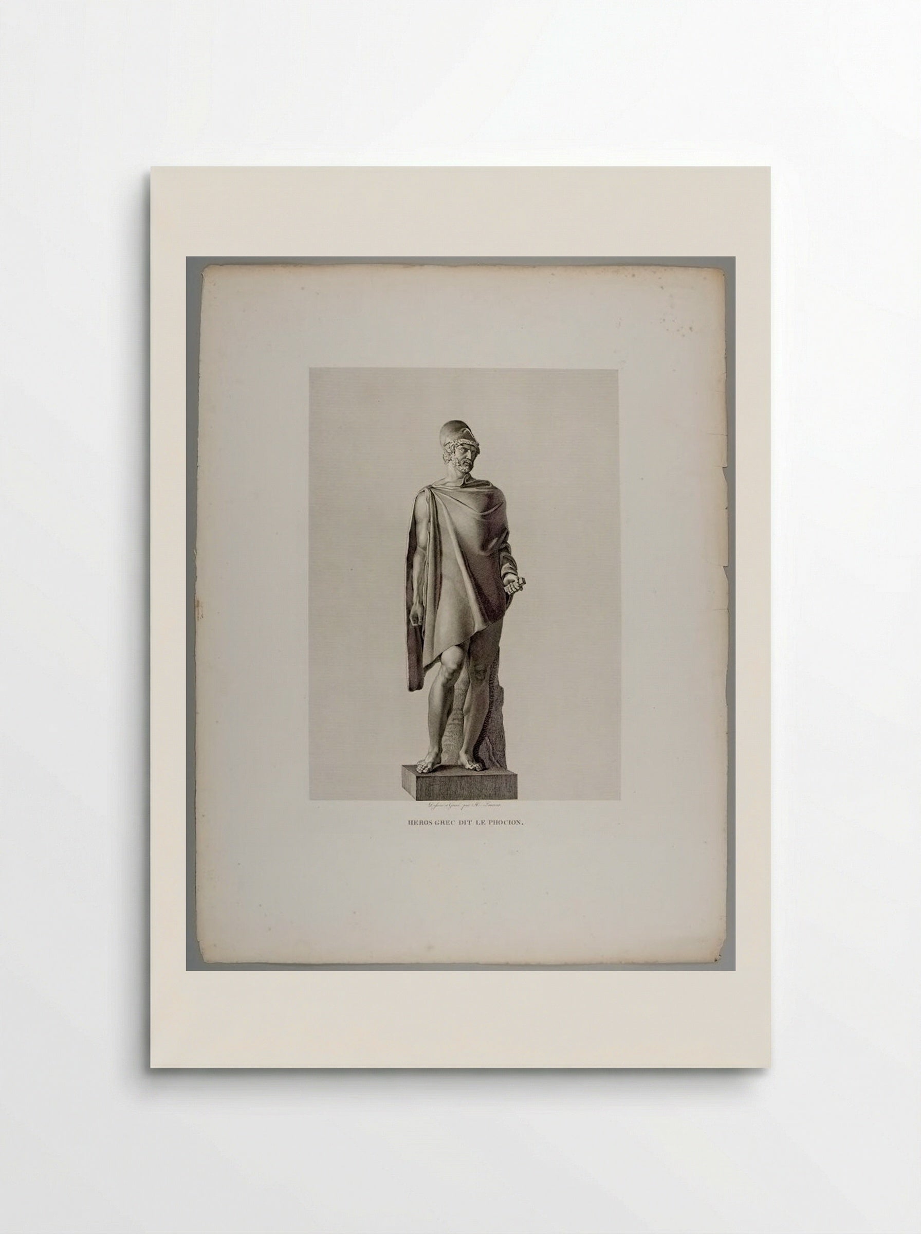Greek Hero called Phocion, after the Antique - Pierre Louis Henri Laurent - Poster