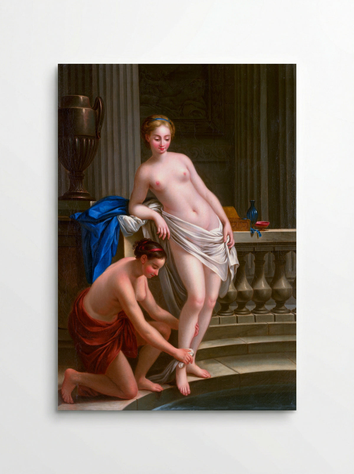 Greek Woman at the Bath - Joseph-Marie Vien - Poster
