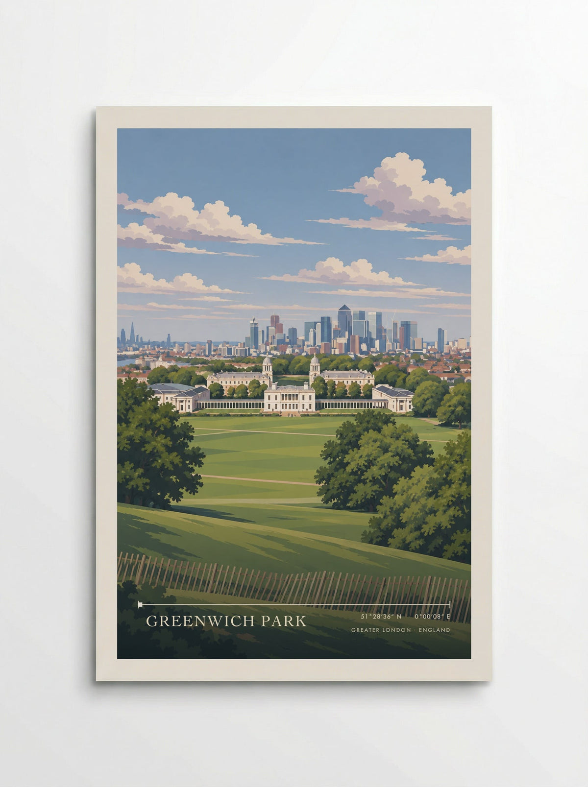 Greenwich Park, Greater London | Travel Poster - Poster