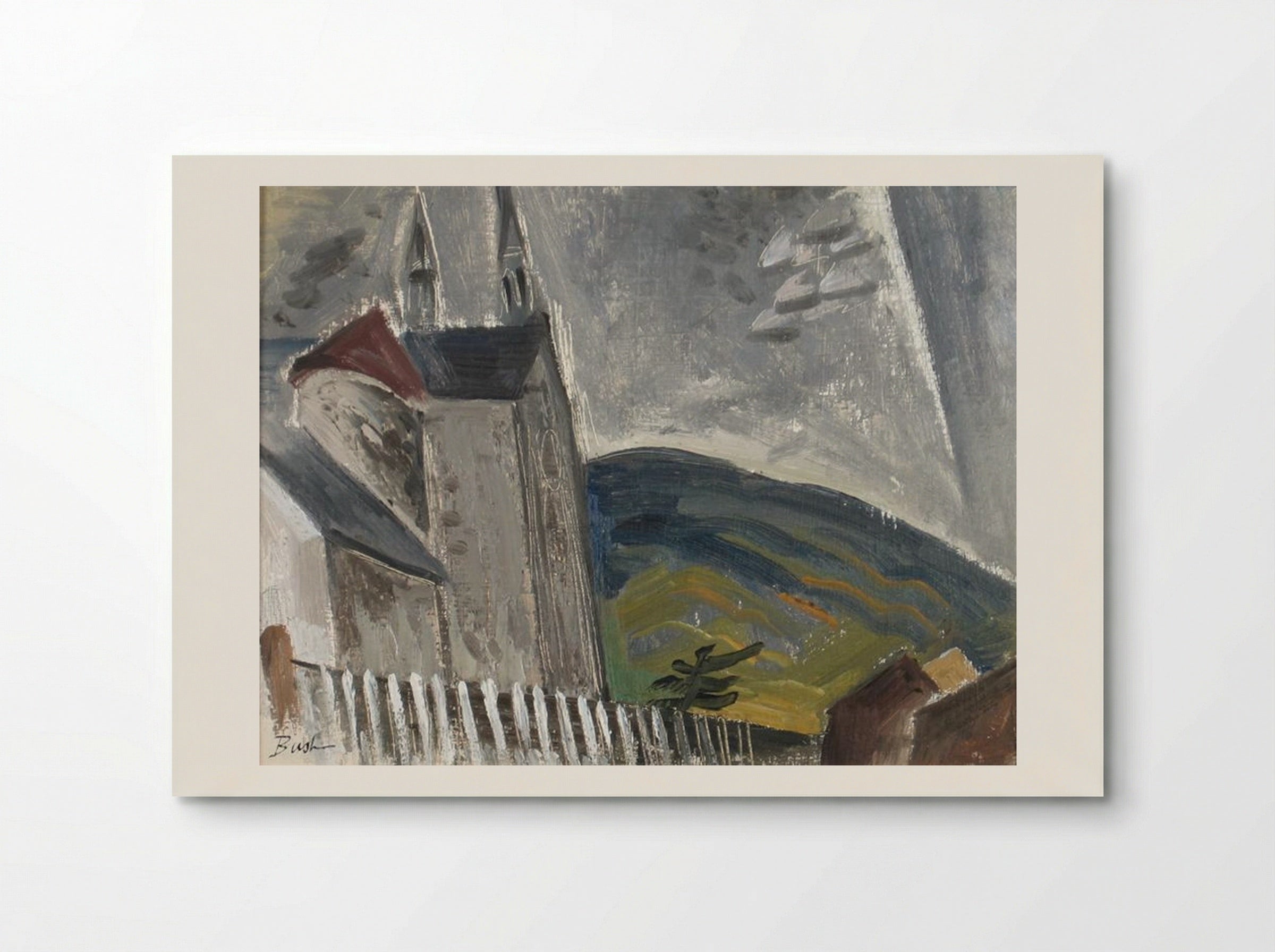 Grey Day – Mattawa - Jack Bush - Poster