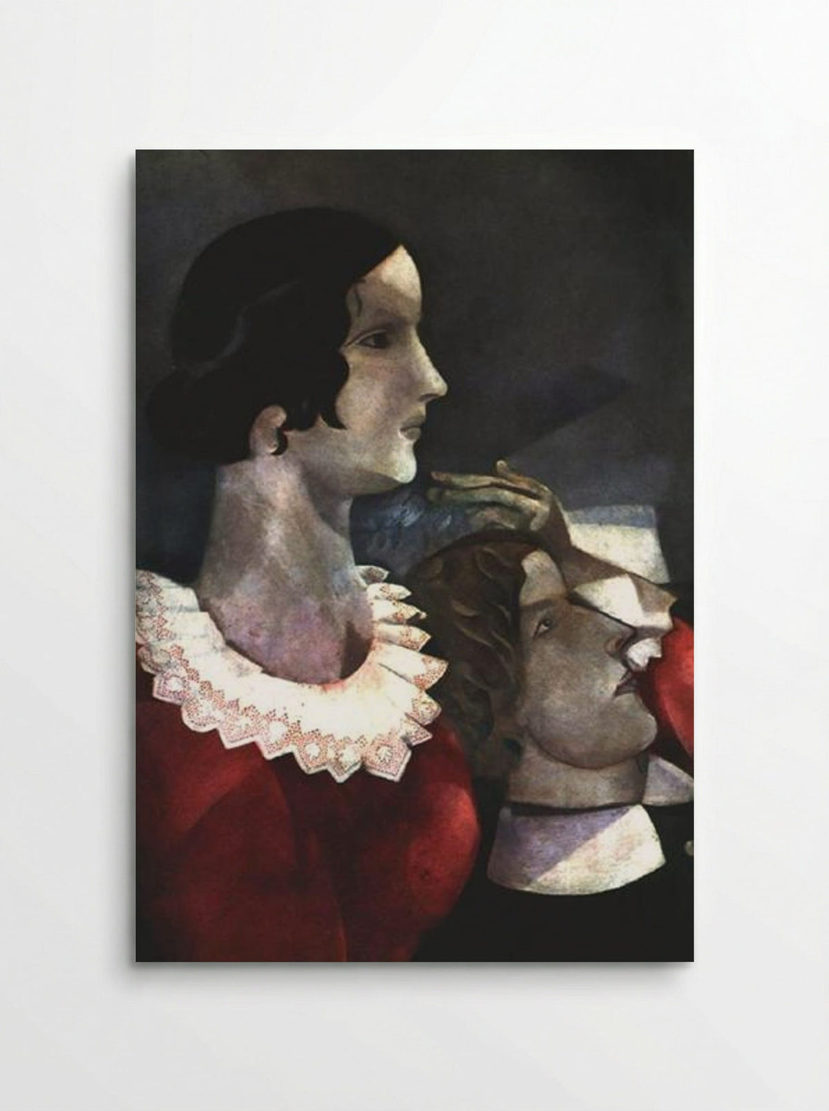 Grey Lovers - Marc Chagall - Poster