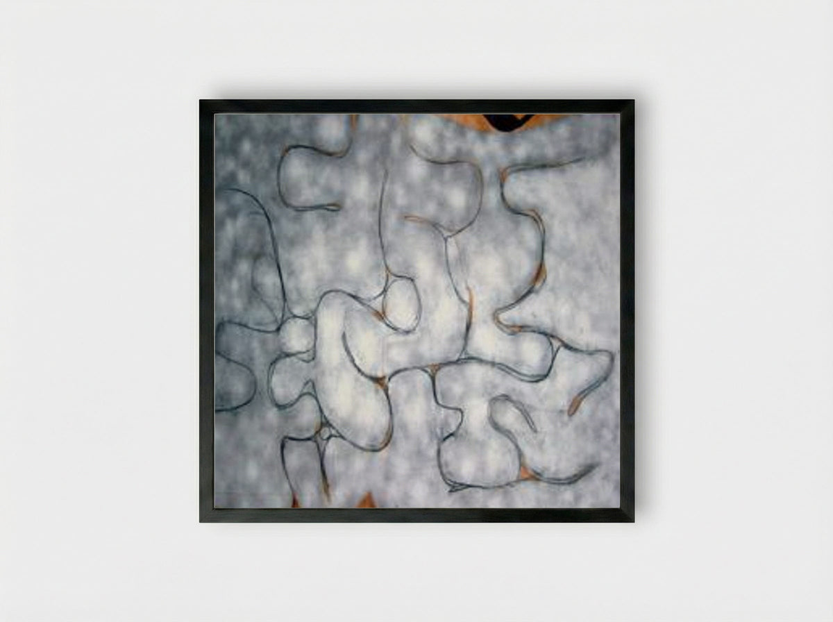 Grey Symphony - Victor Pasmore - Framed Print Black