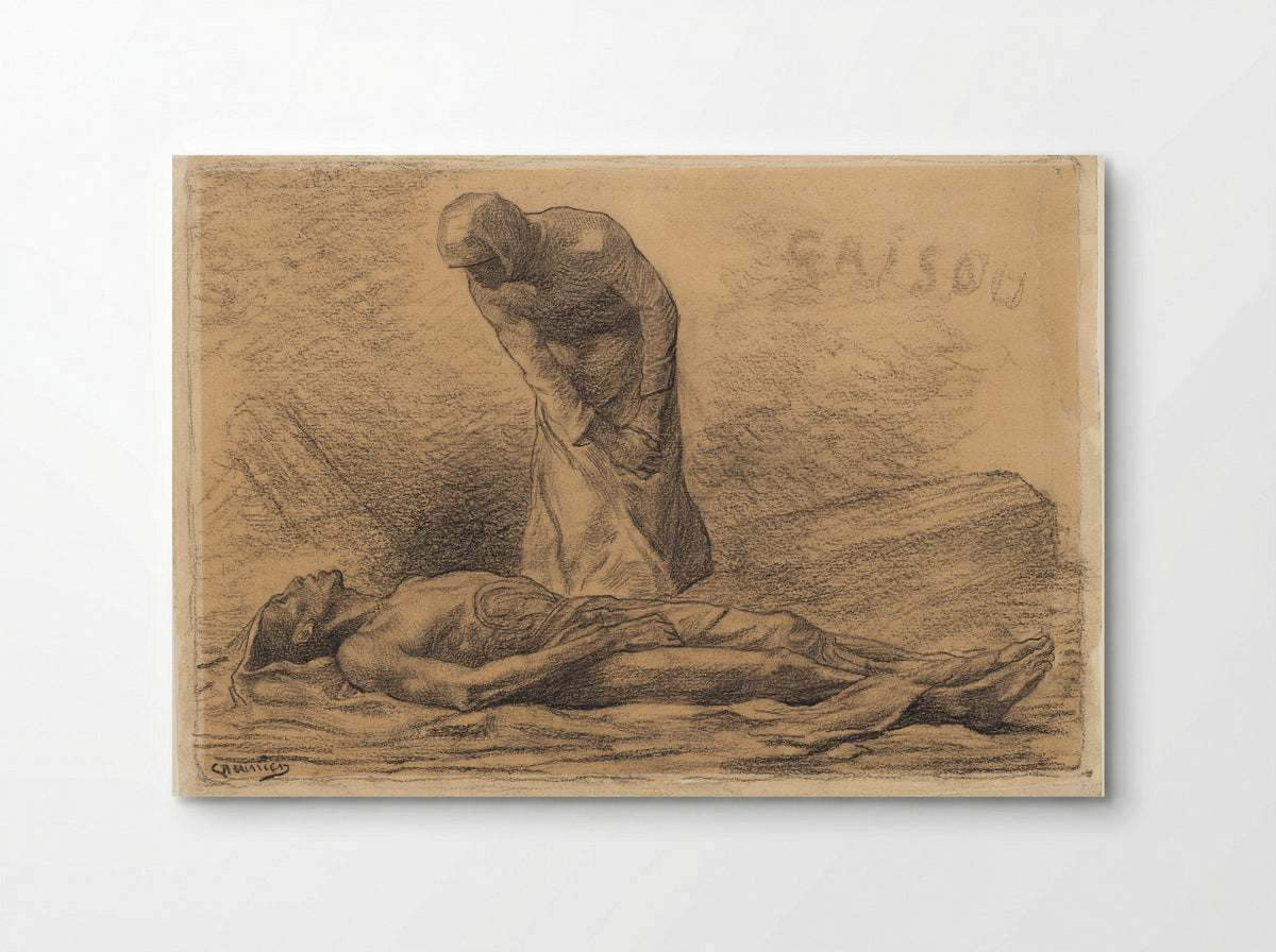 Grisou (Methane Gas Explosion) - Constantin Meunier - Poster