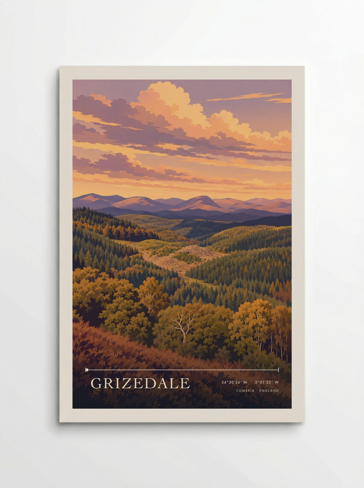 Grizedale, Cumbria | Travel Poster - Poster
