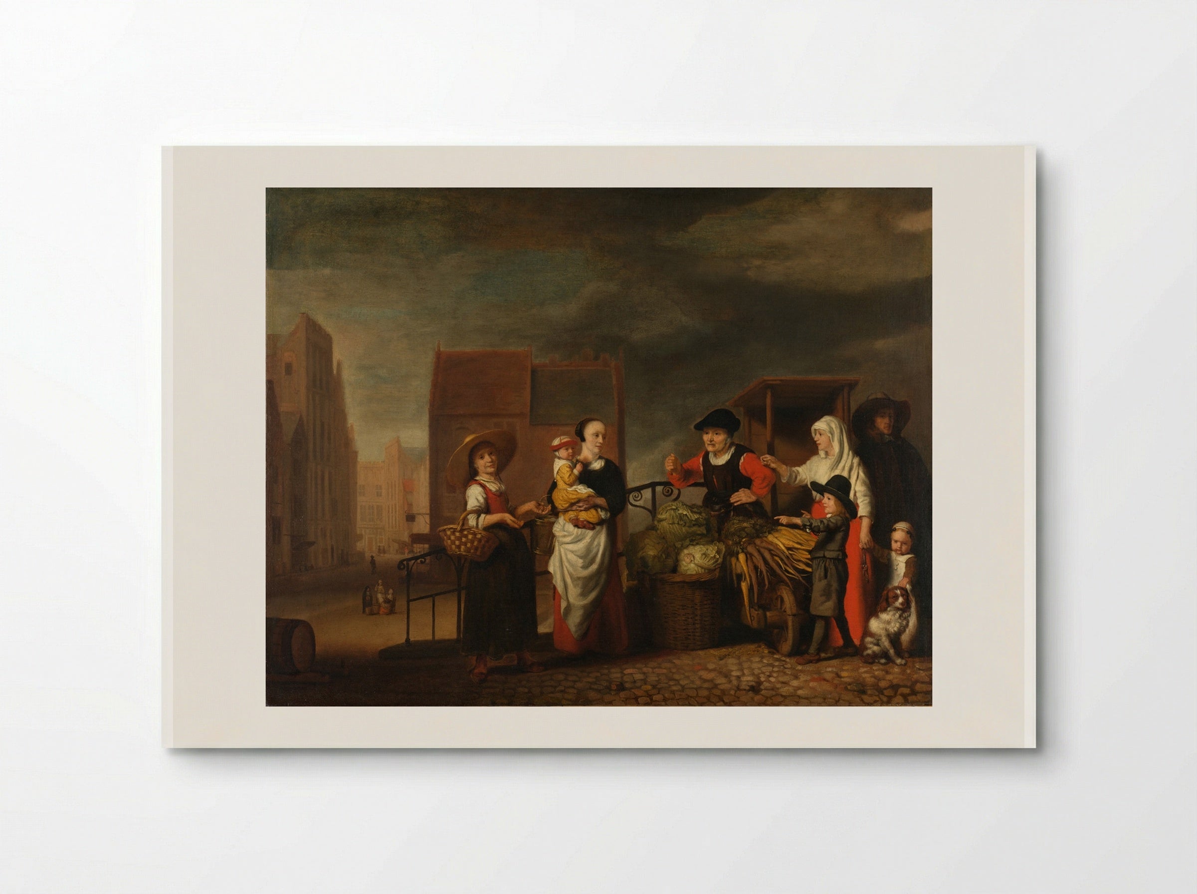 Groentemarkt - Nicolaes Maes - Poster