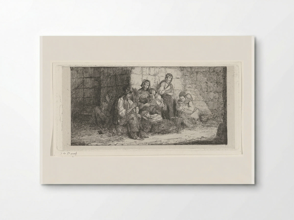 Groep Roma - Jacobus Ludovicus Cornet - Poster