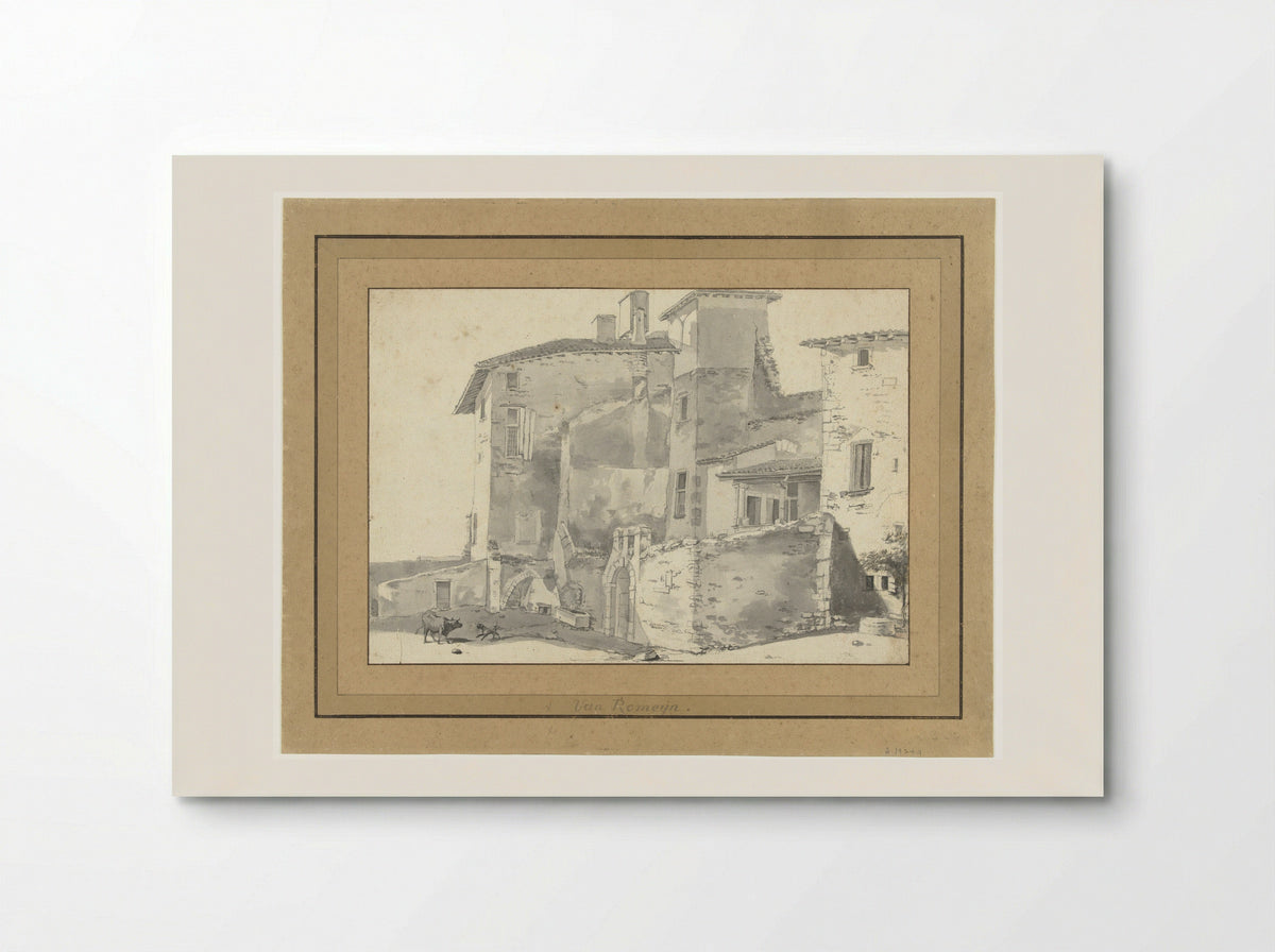 Groep huizen (Group of Houses) - Willem Romeyn - Poster