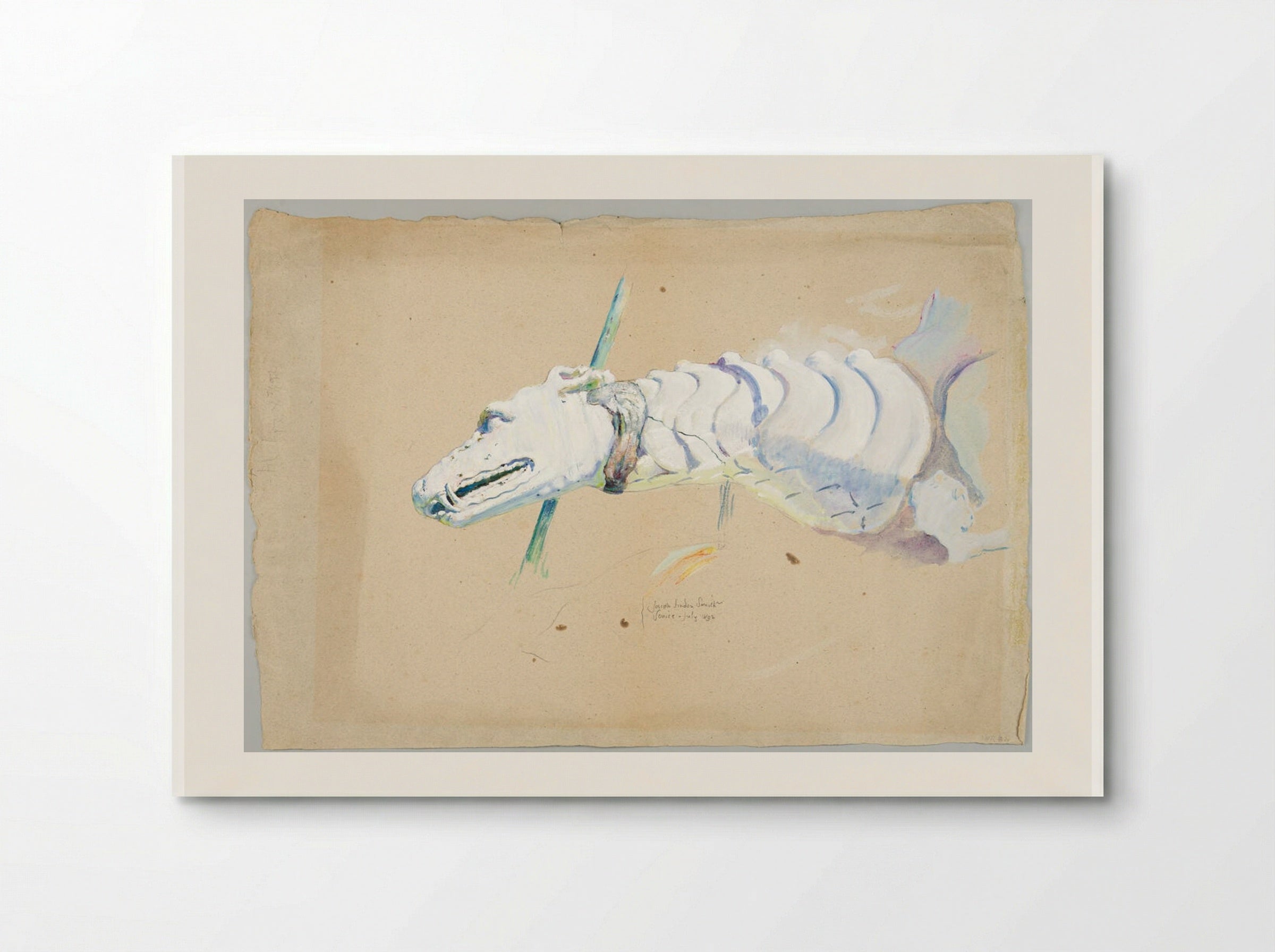 Grotesque (Study of Architectural Ornament) - Joseph Lindon Smith - Poster