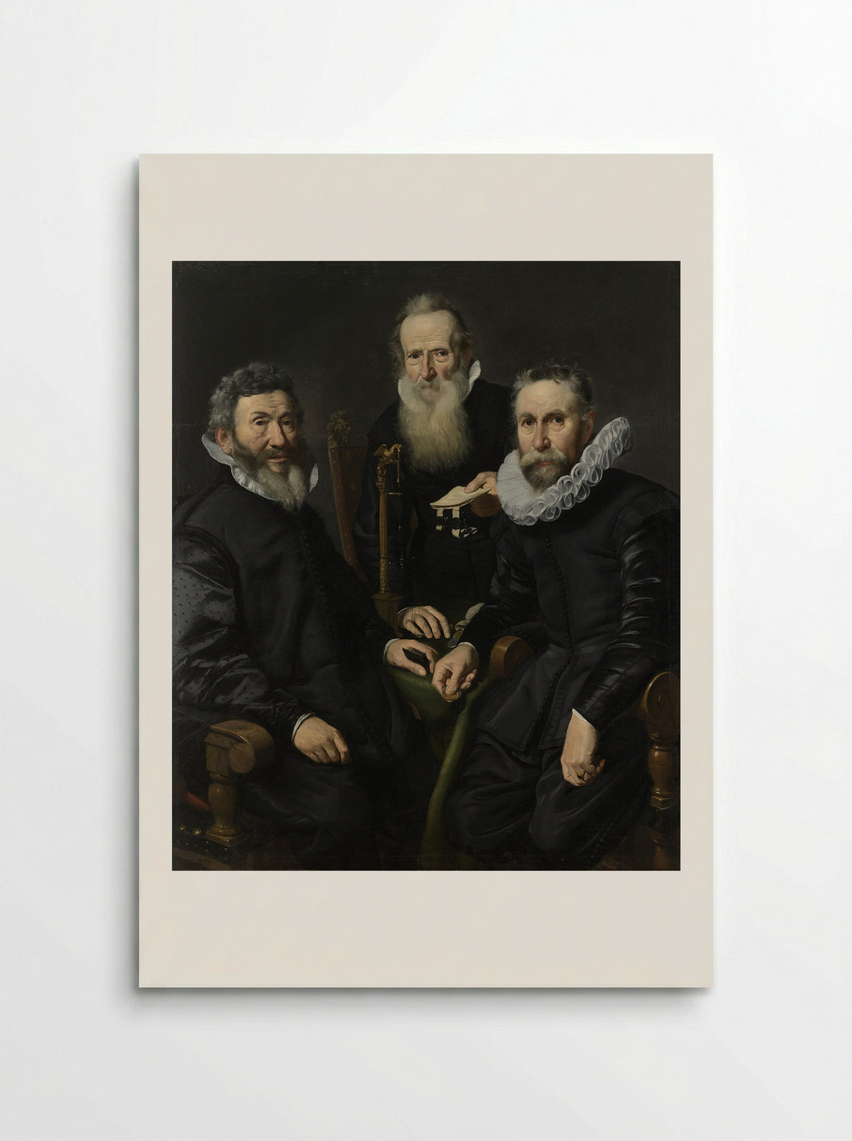 Group Portrait of an Unidentified Board of Governors - Thomas de Keyser - Poster
