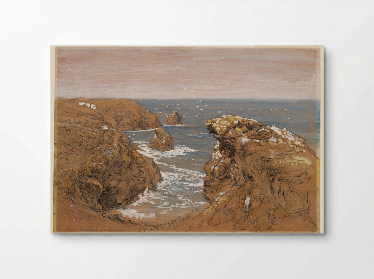 Grower Rock and Short Island from Pettey Point - Samuel Palmer - Poster