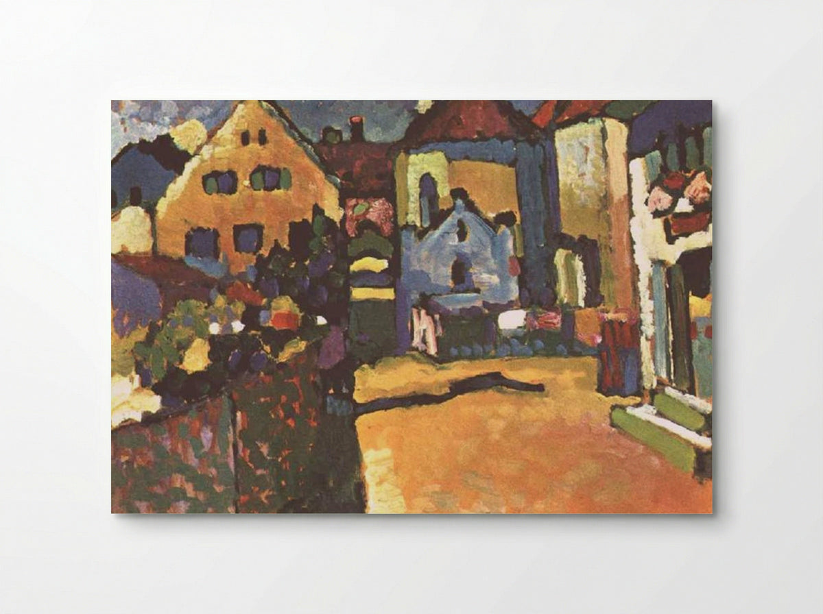 Grungasse in Murnau - Wassily Kandinsky - Poster