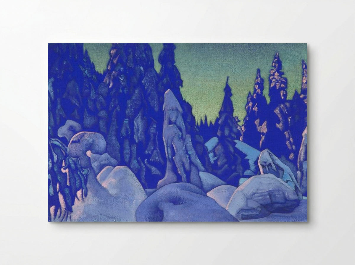 Guardians of the Snow - Nicholas Roerich - Poster