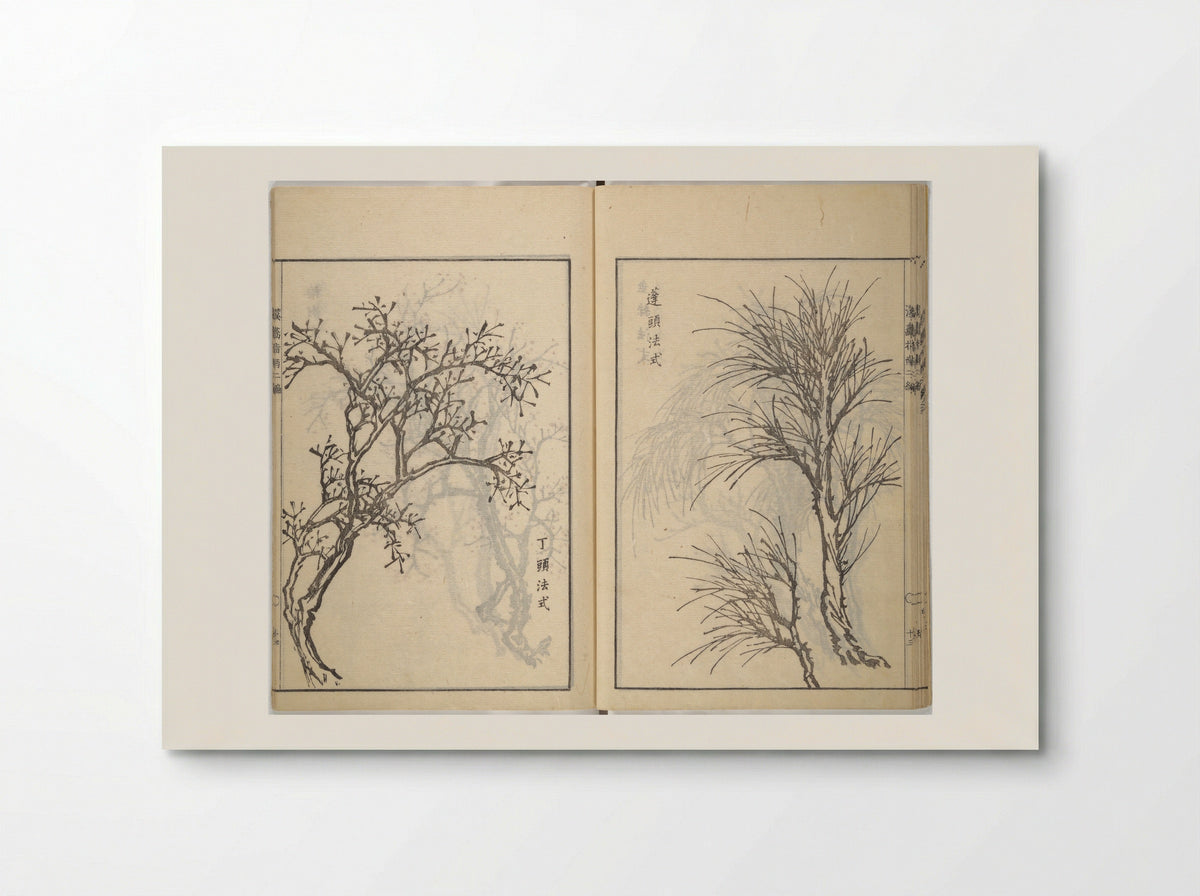 Guide to Chinese Painting, Second Series - Kawamura Bunpō - Poster