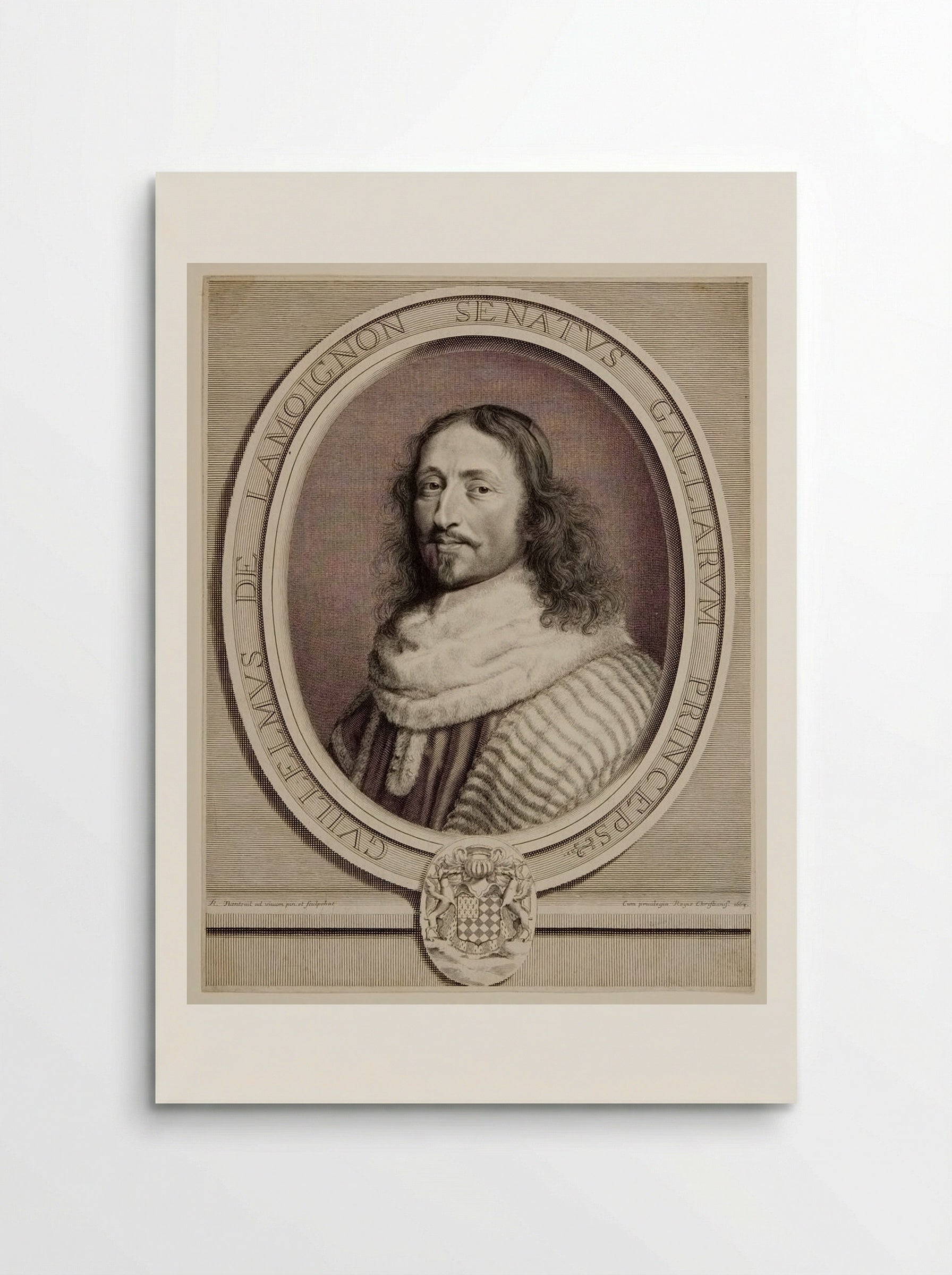 Guillaume de Lamoignon, marquis de Basville - Robert Nanteuil - Poster
