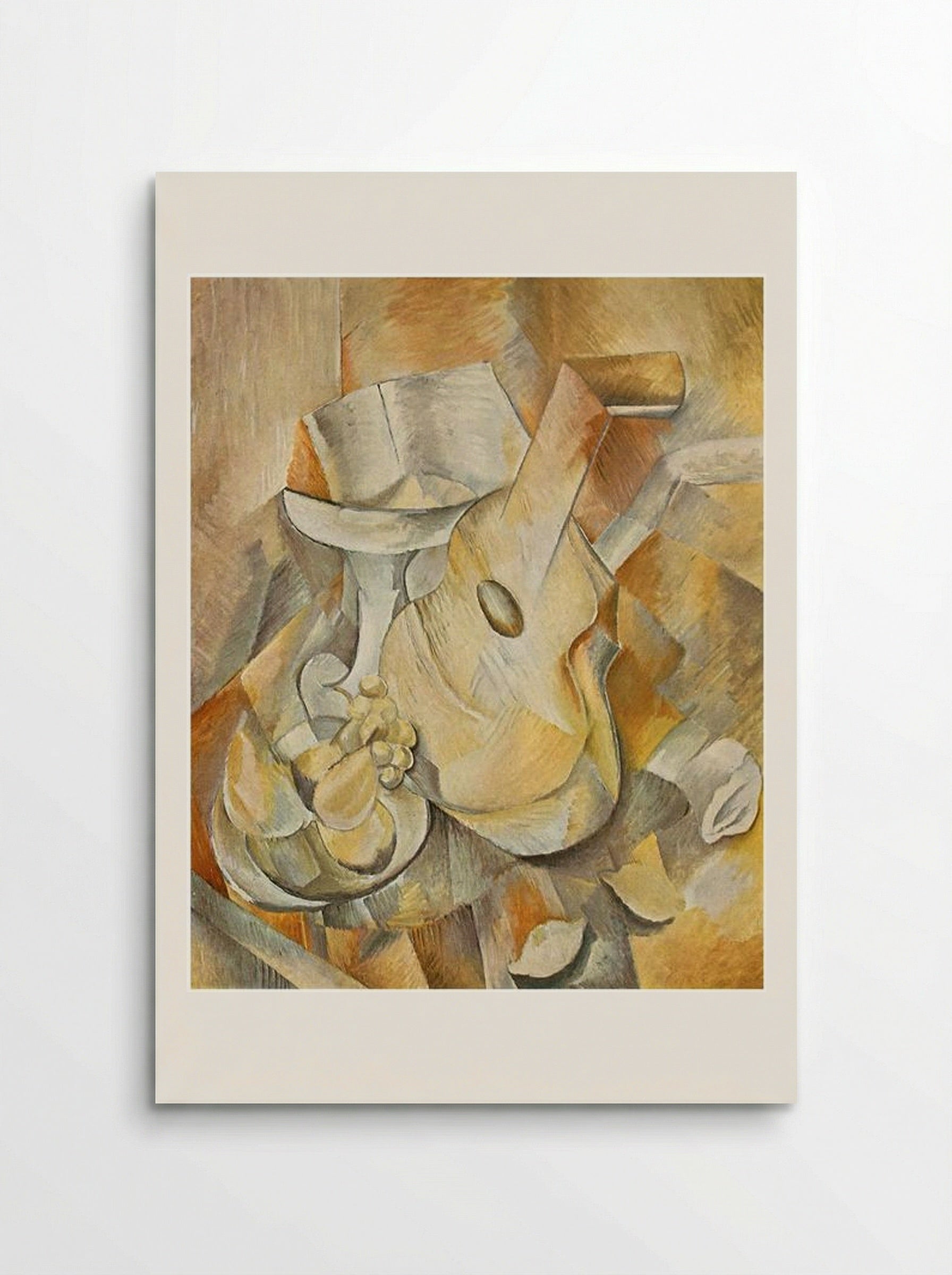 Guitar and Fruit Dish - Georges Braque - Poster