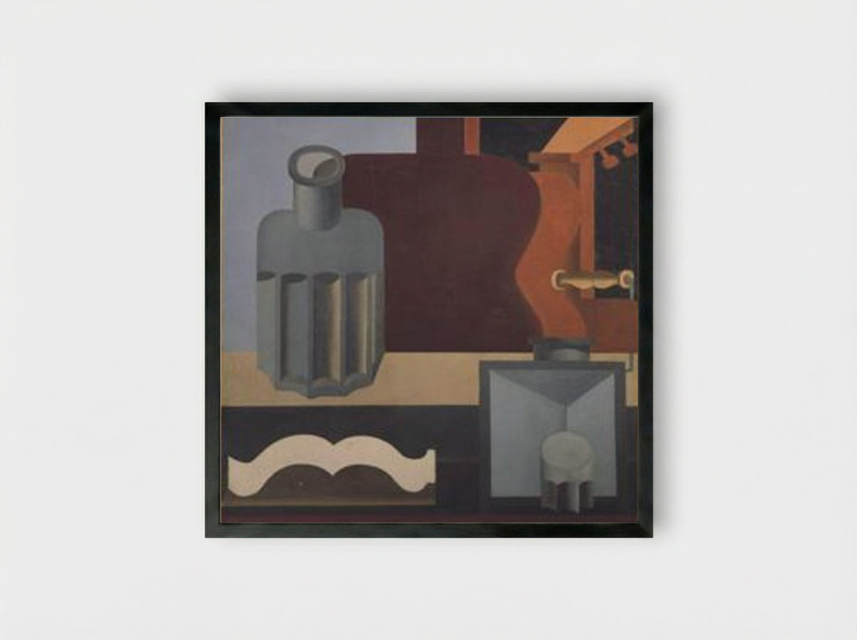 Guitare verticale (1ère version) - Le Corbusier - Framed Print Black