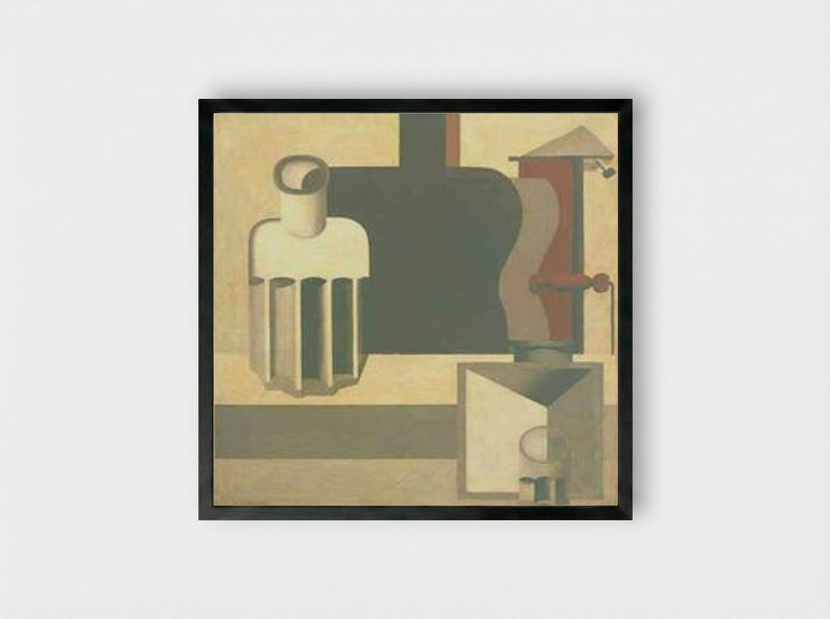 Guitare verticale (2ème version) - Le Corbusier - Framed Print Black