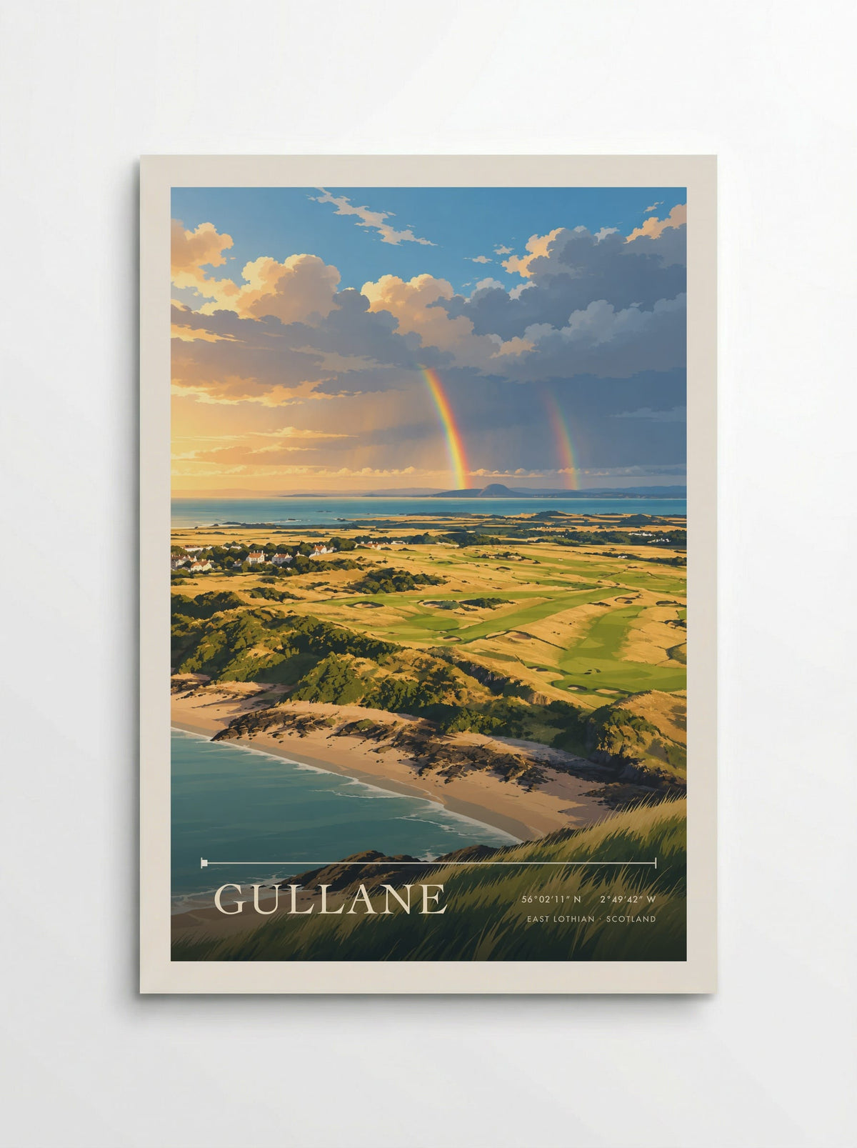 Gullane, East Lothian | Travel Poster - Poster