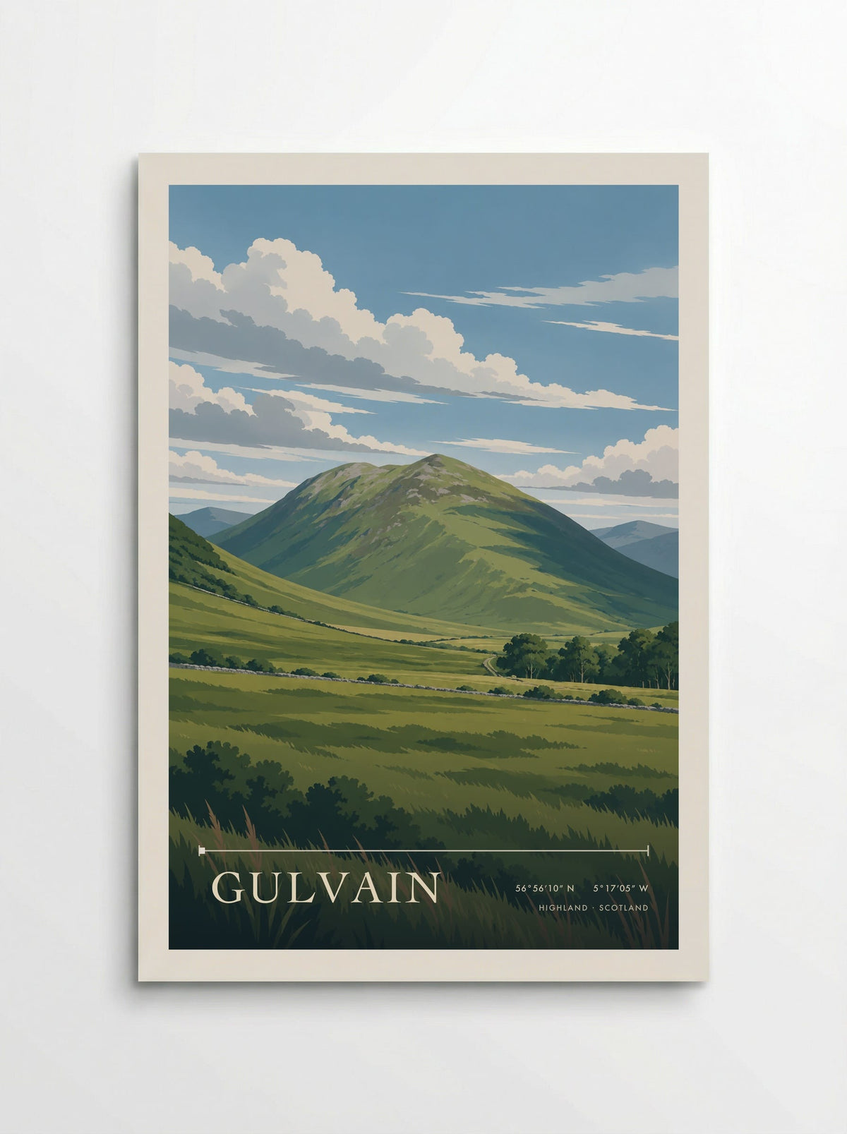 Gulvain, Highland | Travel Poster - Poster