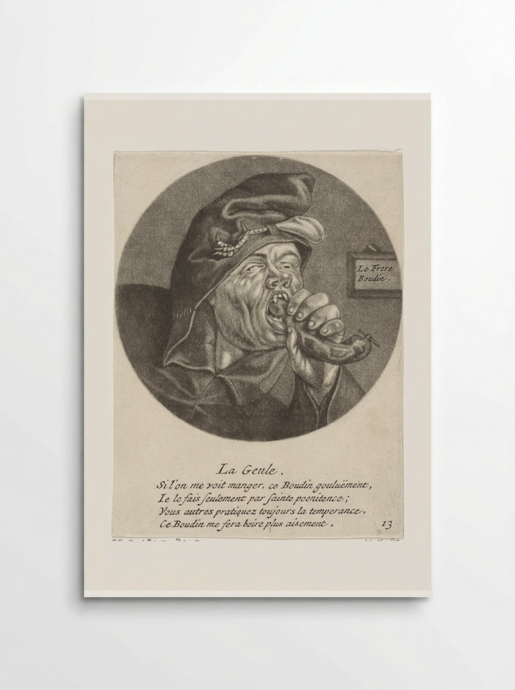 Gulzigheid (Gluttony) - Jacob Gole - Poster