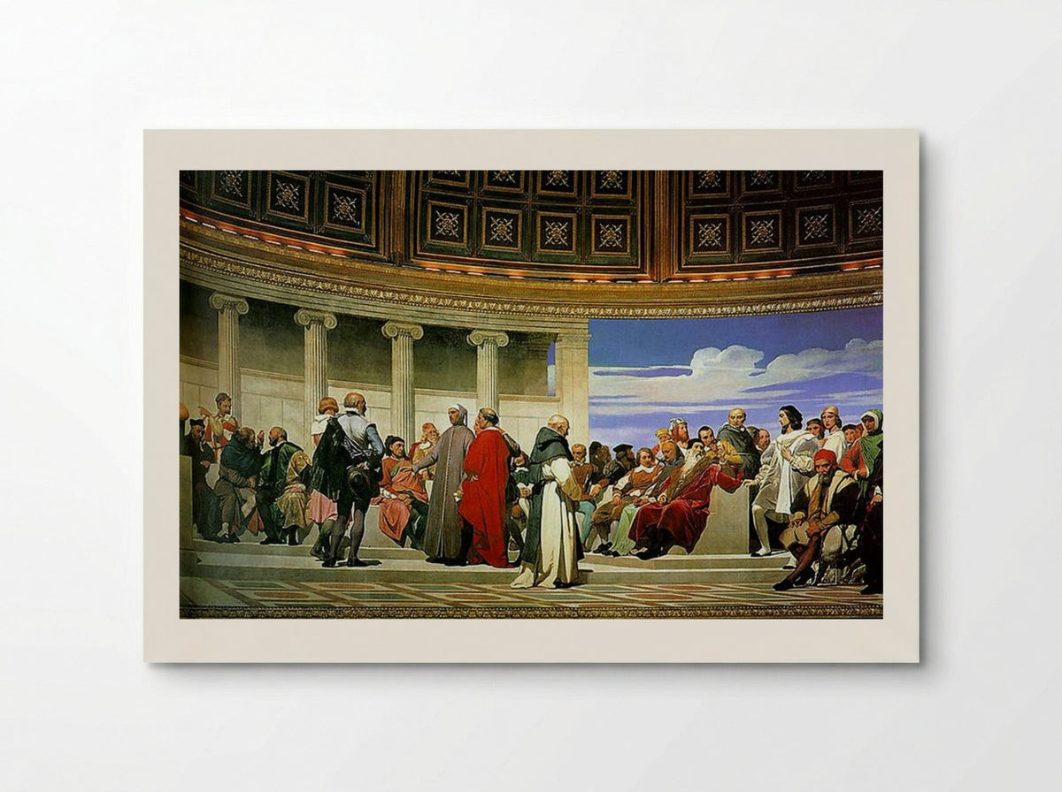 Hémicycle (Section 3) - Paul Delaroche - Poster