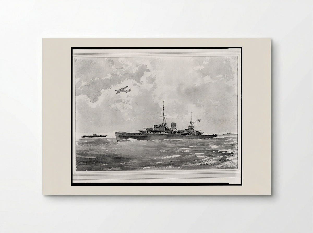 H. M. S. Leander - William T. Aldrich - Poster