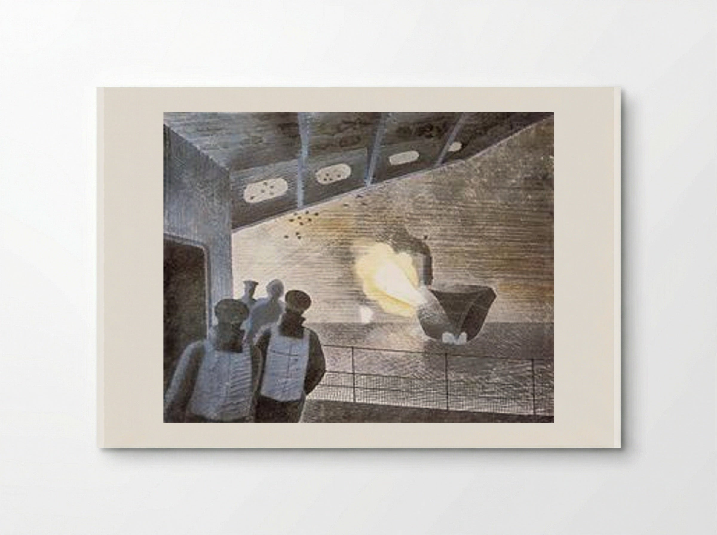 HMS Ark Royal in Action - Eric Ravilious - Poster