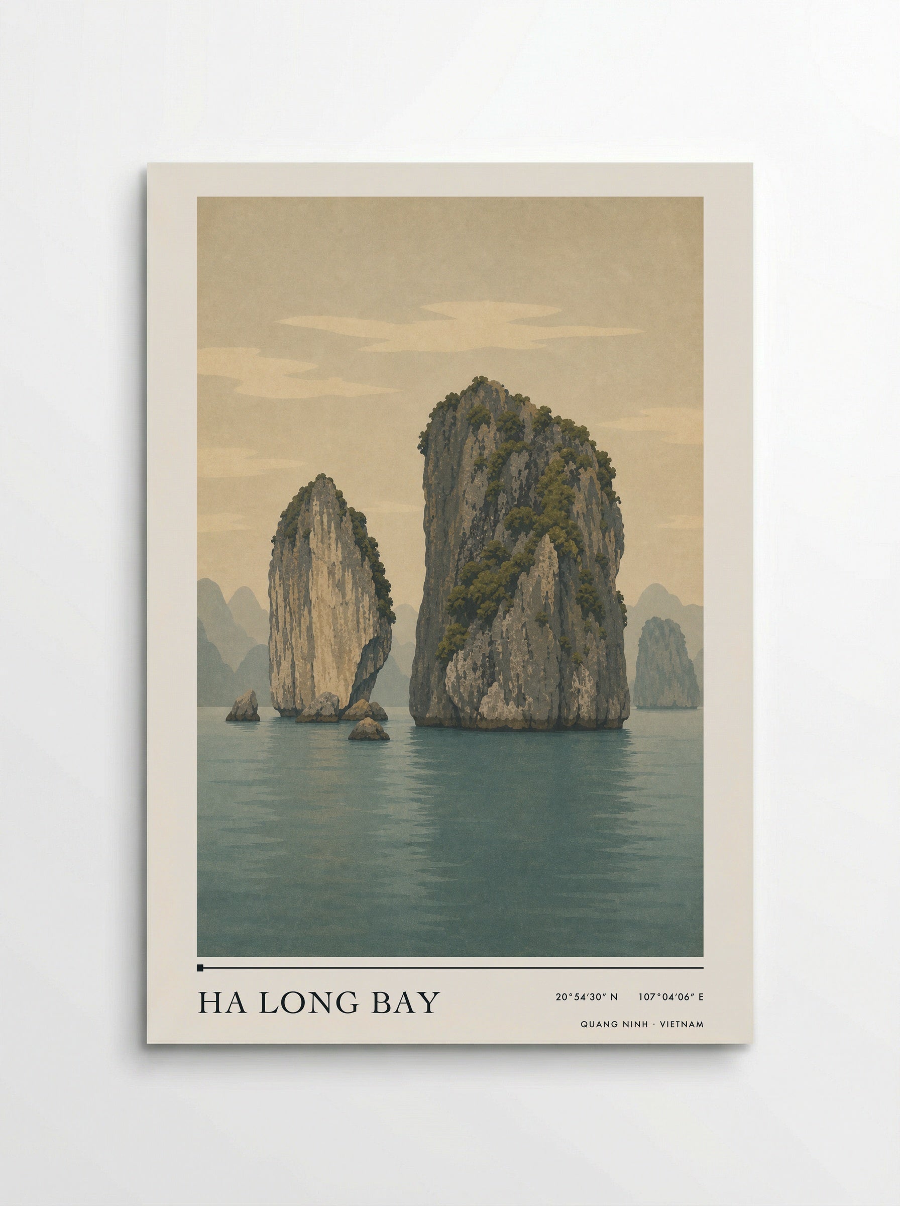 Ha Long Bay Travel Poster Artwork - Poster