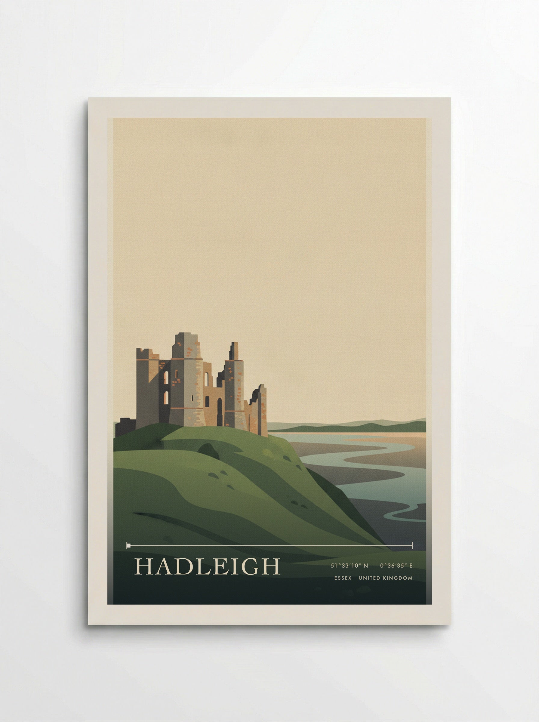 Hadleigh Essex United Kingdom Travel Poster - Poster