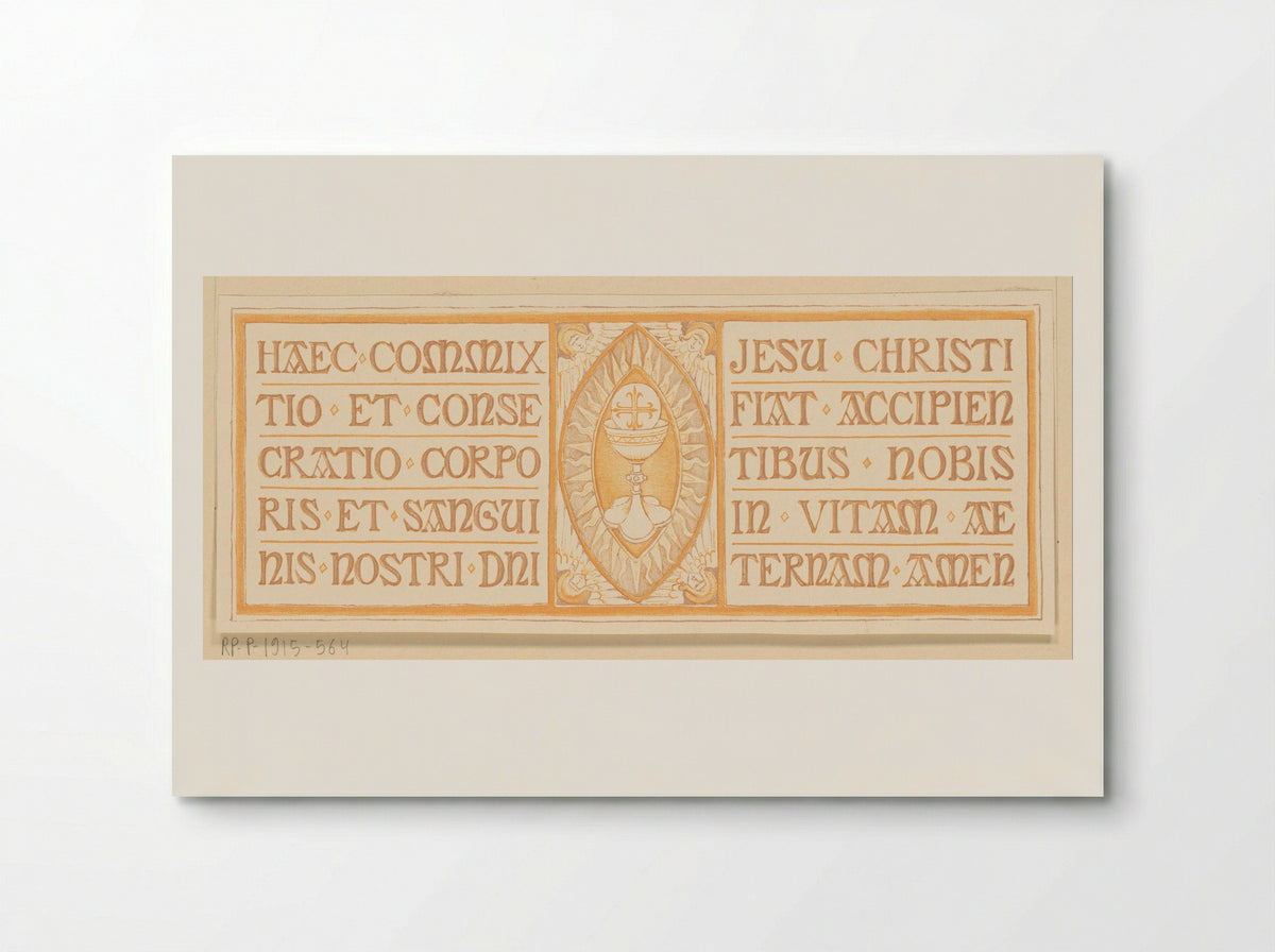 Haec commixtio et consecratio - Antoon Derkinderen - Poster